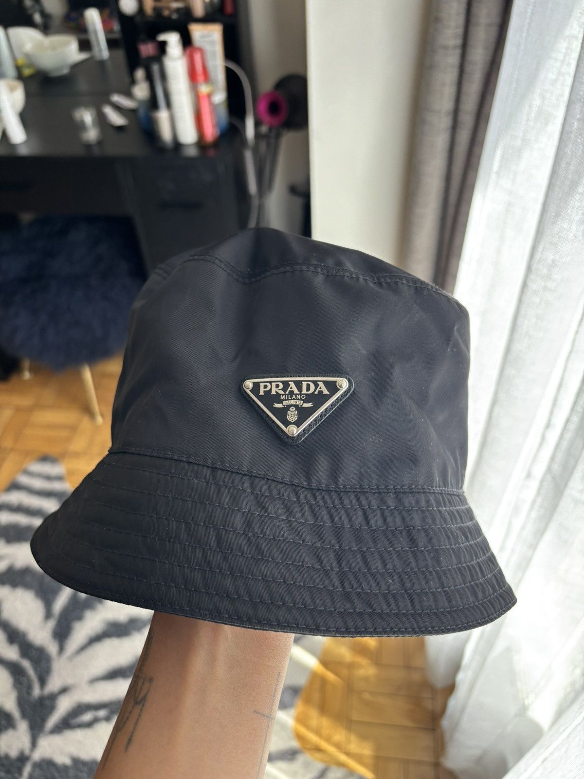 Prada Prada Re-Nylon Bucket Hat Size ONE SIZE - 6 Thumbnail