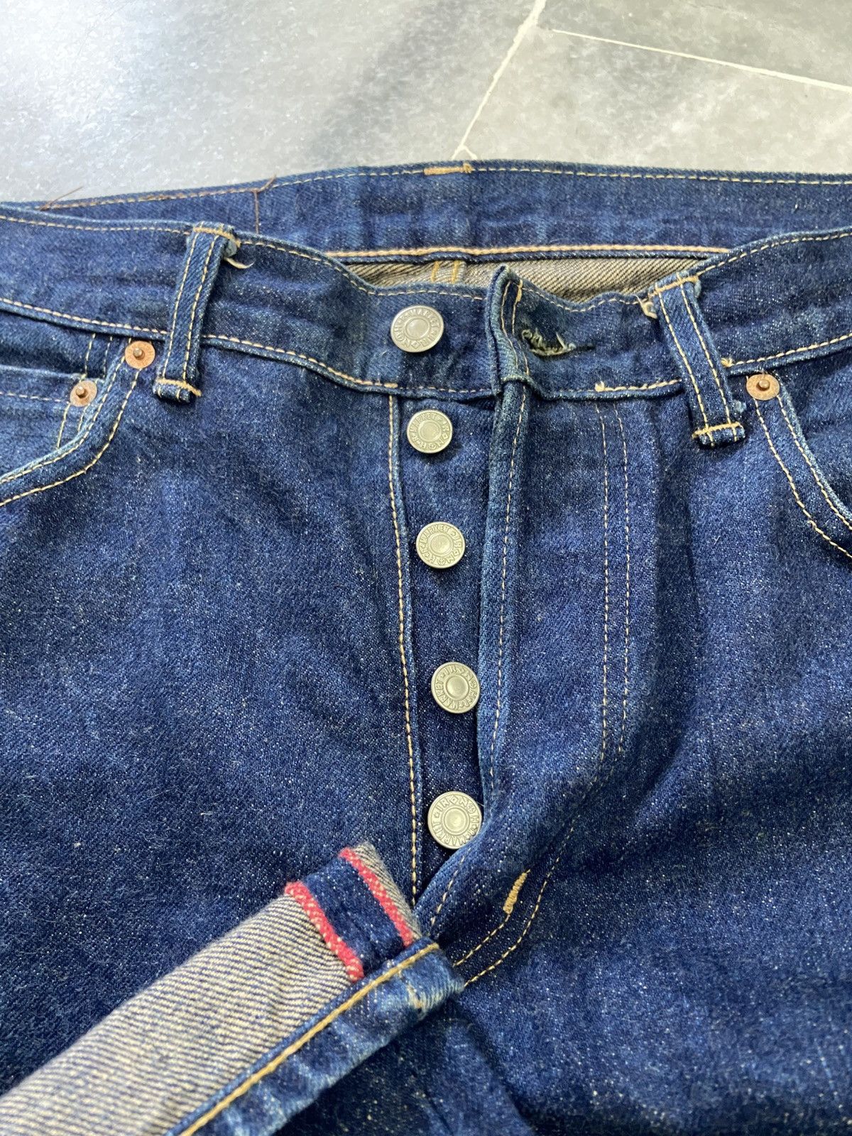 Blue Blue Japan Japan Blue Jeans Indigo Selvedge Denim Jeans Size US 31 - 5 Thumbnail