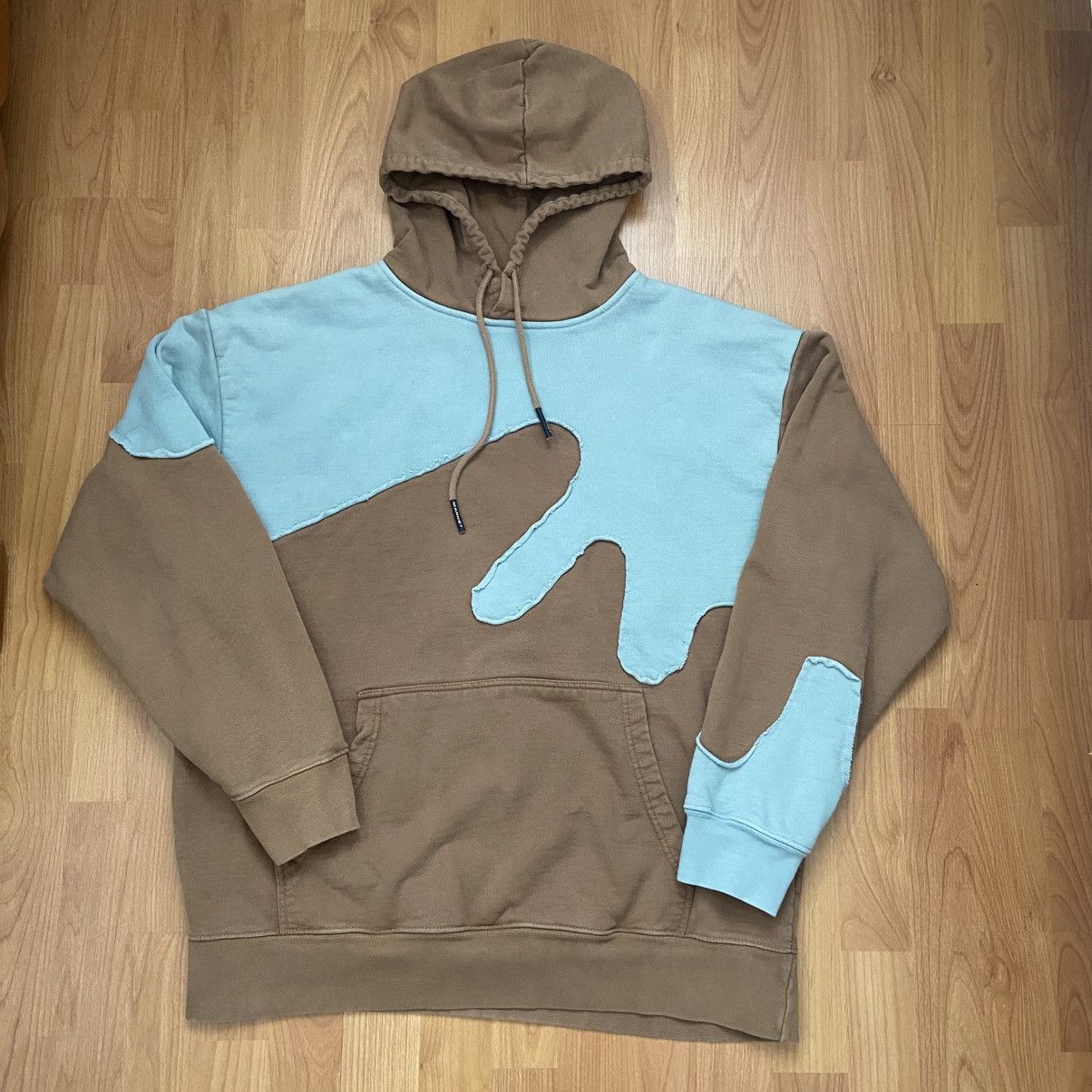 Market Market Deep End Wonka Brown Deep Sea Blue Hoodie Sweatshirt Size US XL / EU 56 / 4 - 1 Thumbnail