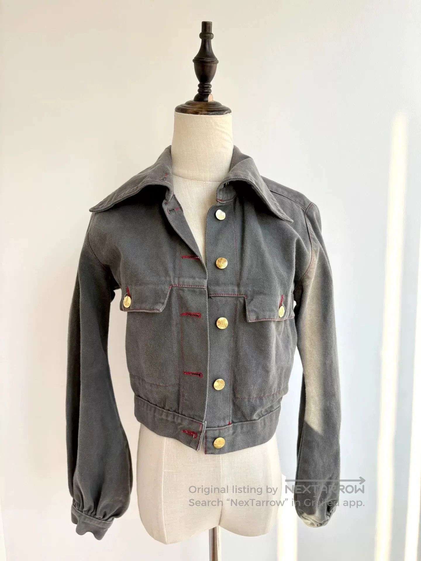 Vivienne Westwood rare vivienne westwood vintage gray denim jacket. Size M / US 6-8 / IT 42-44 - 5 Thumbnail