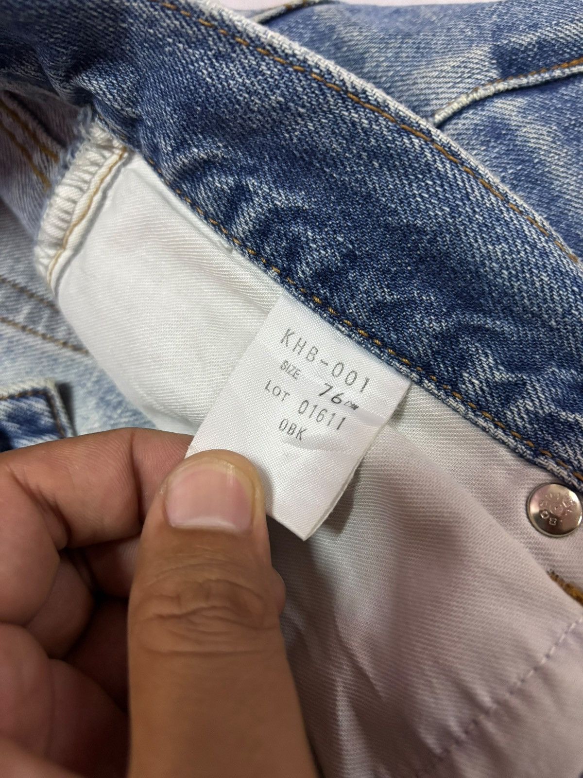 Japanese Brand Vtg 90s Kenzo Japan by Takada Distressed Jeans Size US 28 / EU 44 - 9 Thumbnail
