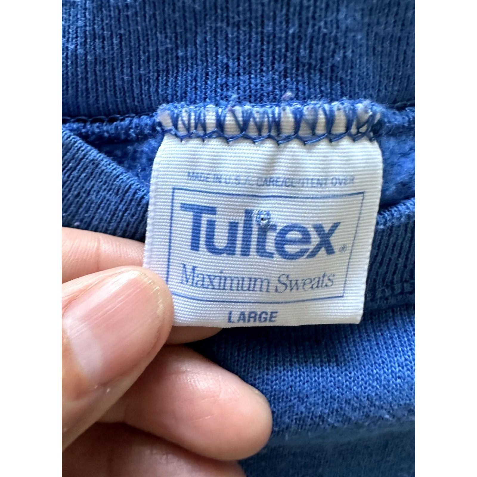 Tultex VINTAGE Tultex Allen University HBCU Crewneck Blue L Sweatshirt Mens Size US L / EU 52-54 / 3 - 4 Thumbnail