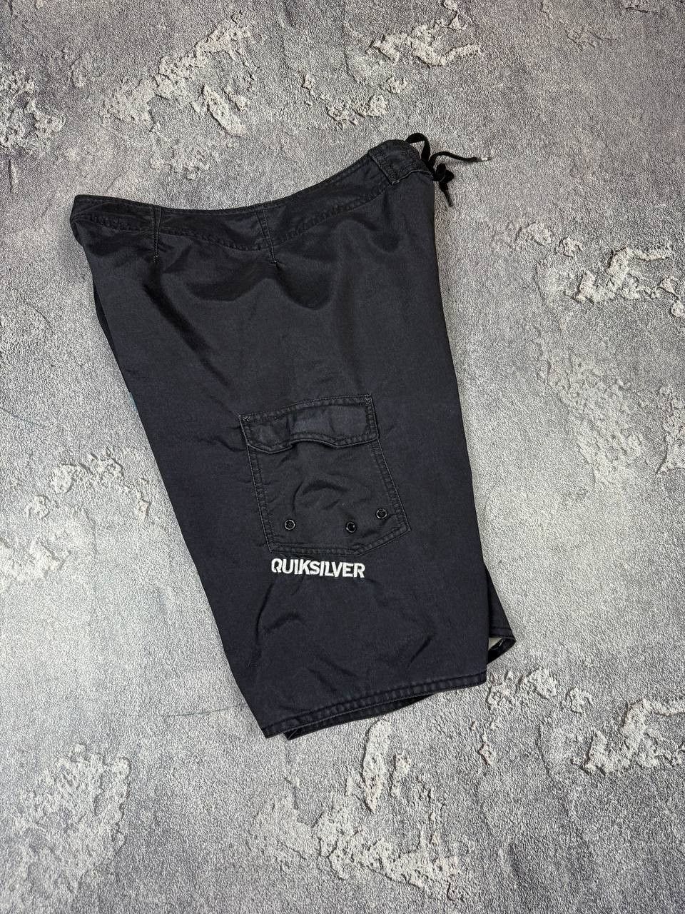 Quiksilver Y2K Quiksilver Blue Burn Flame 2000s Surf Style Vintage Size US 30 / EU 46 - 8 Thumbnail