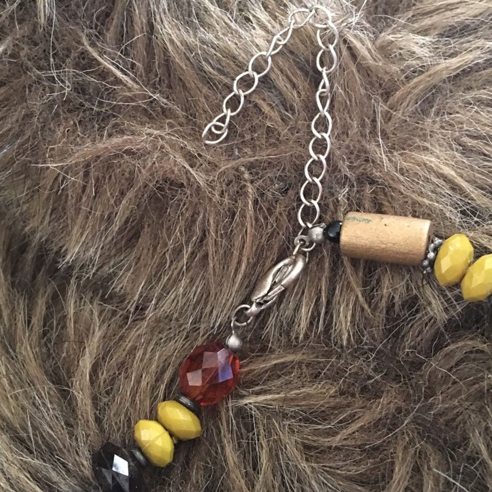 Vintage Vintage multi tone animal print beaded necklace Size ONE SIZE - 10 Thumbnail