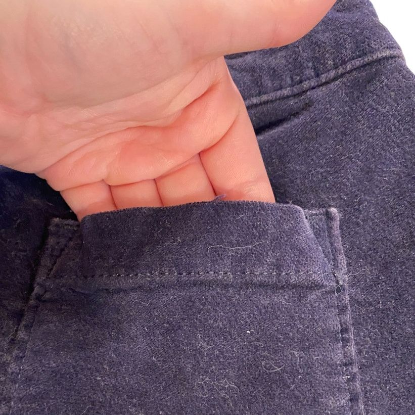 Urban Outfitters Urban Outfitters Navy Corduroy Button Front Mini Skirt M Size 27" / US 4 / IT 40 - 3 Thumbnail