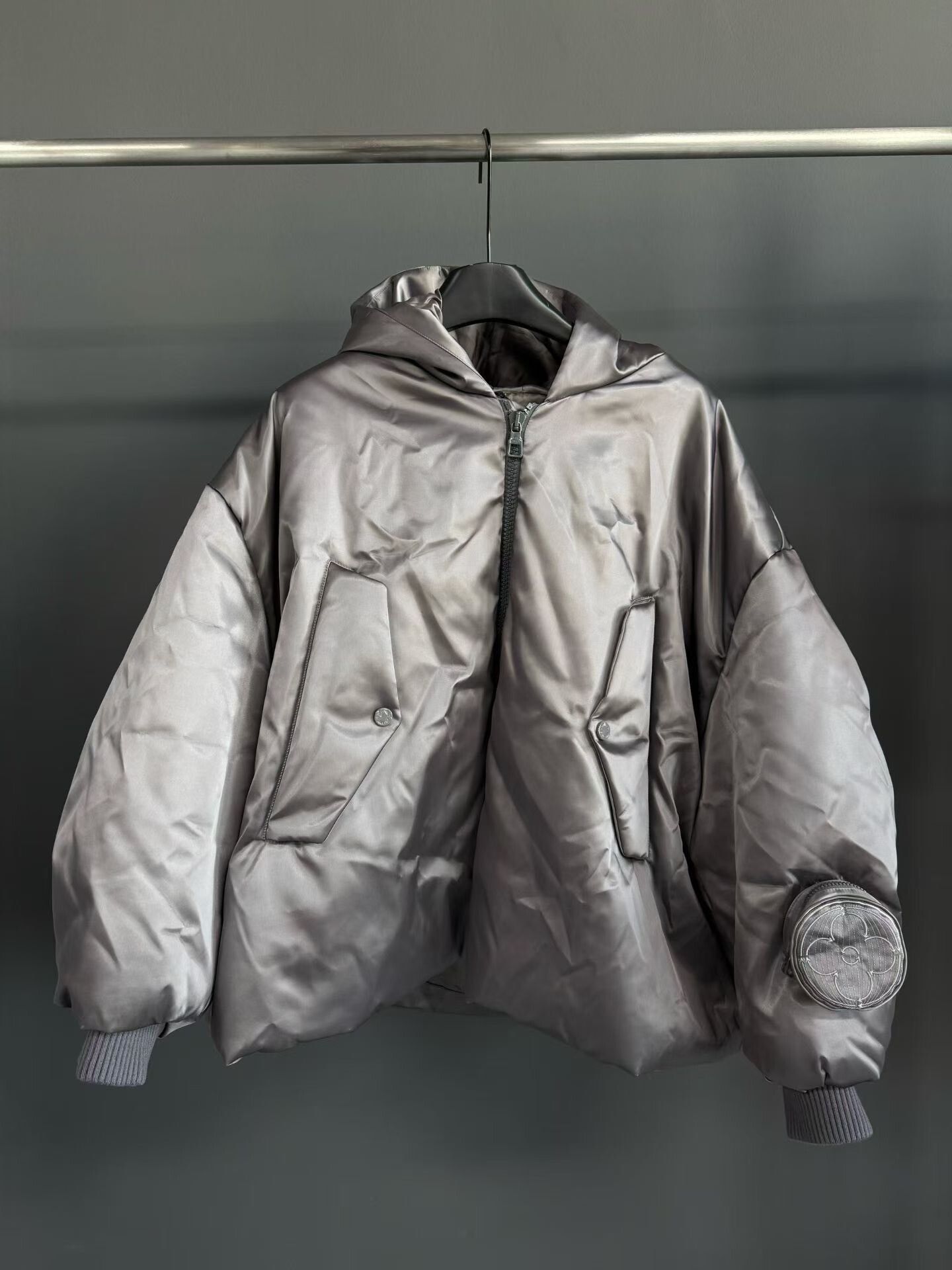 Louis Vuitton Louis Vuitton Down Silver Heavy Coat 48 Men Size US XL / EU 56 / 4 - 1 Thumbnail