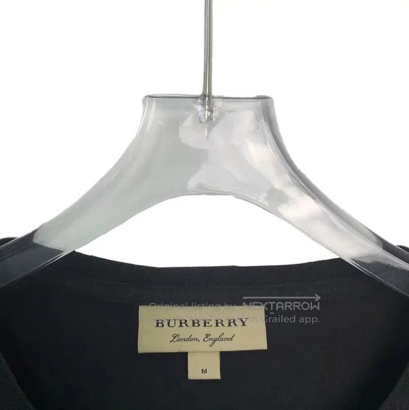 Burberry Burberry Black Cotton Men's T-Shirt. Size US M / EU 48-50 / 2 - 3 Thumbnail