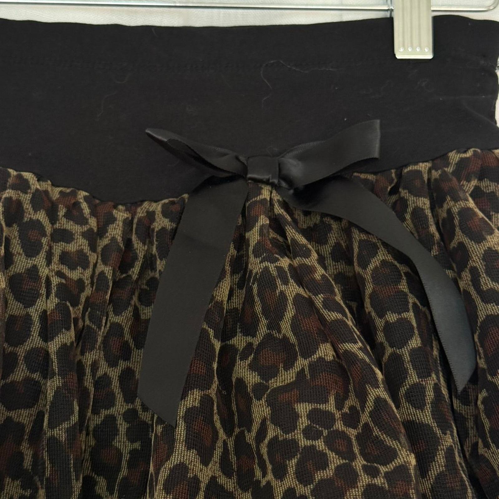 Vintage y2k leopard ruffle mini skirt ✧ Size 30" / US 8 / IT 44 - 6 Thumbnail