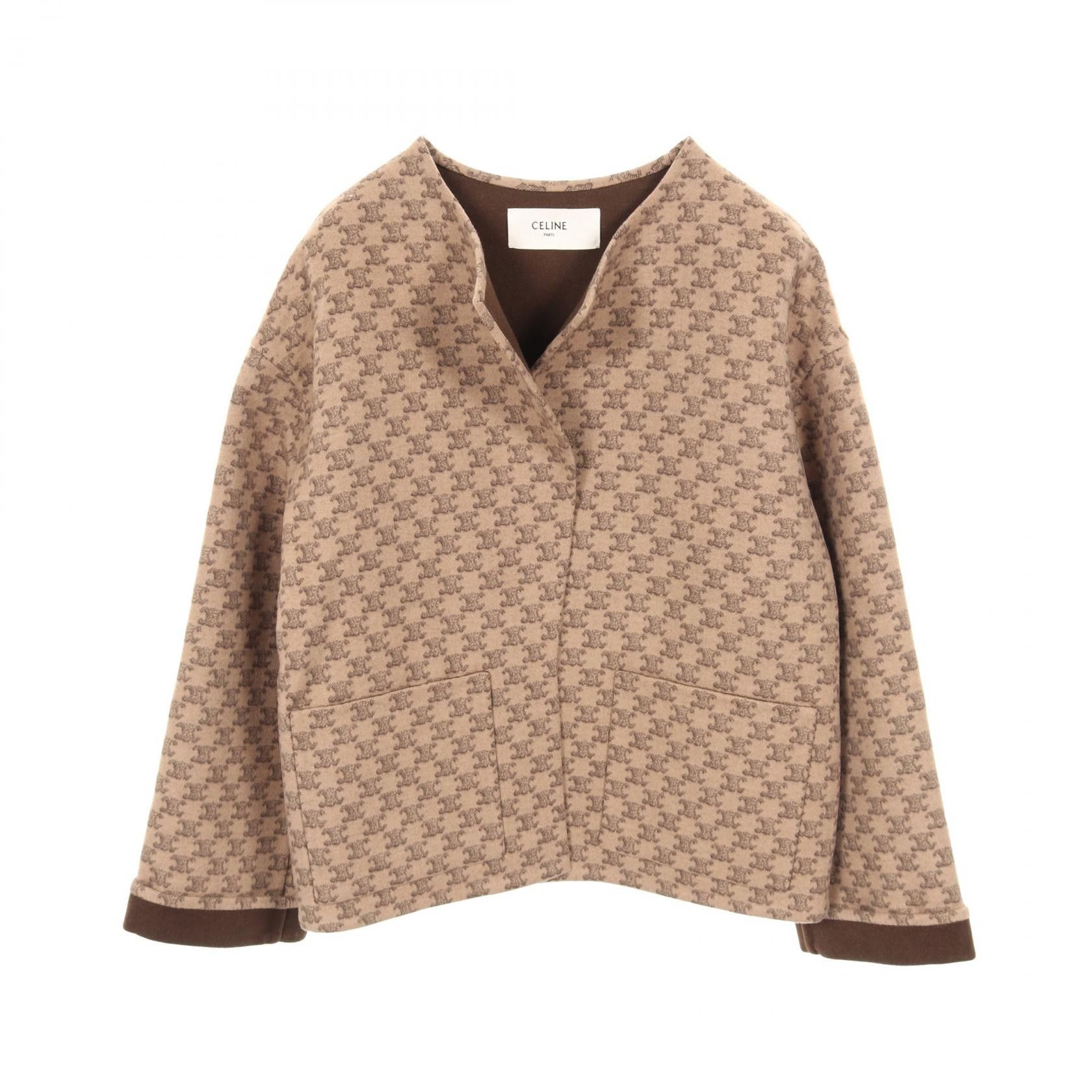 Celine Celine Celine Triomphe Wool Coat Textile Outerwear DUTY FREE for USA Size ONE SIZE - 1 Thumbnail