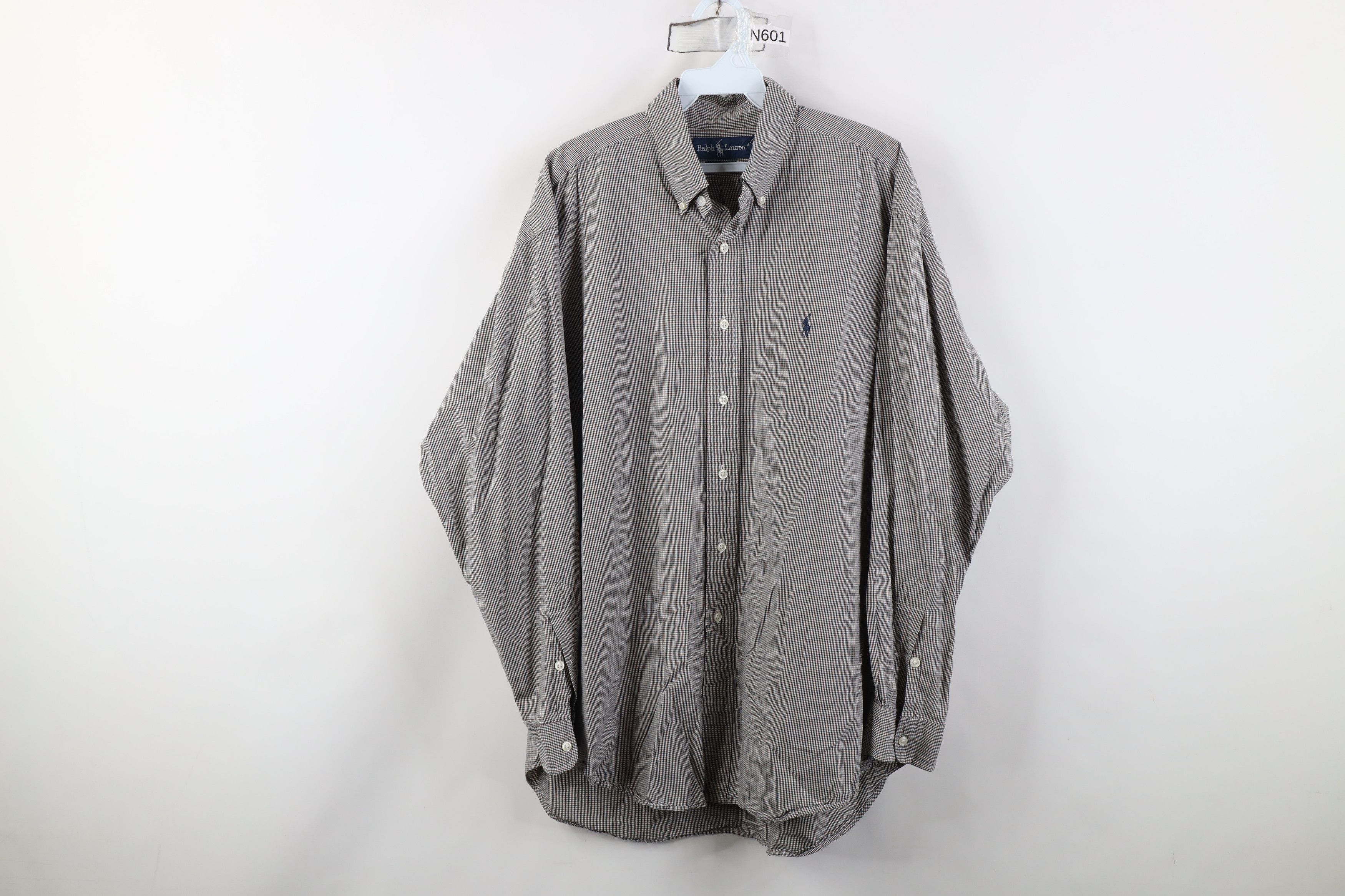 Ralph Lauren Vintage 90s Ralph Lauren Collared Button Down Shirt Plaid Size US L / EU 52-54 / 3 - 1 Thumbnail