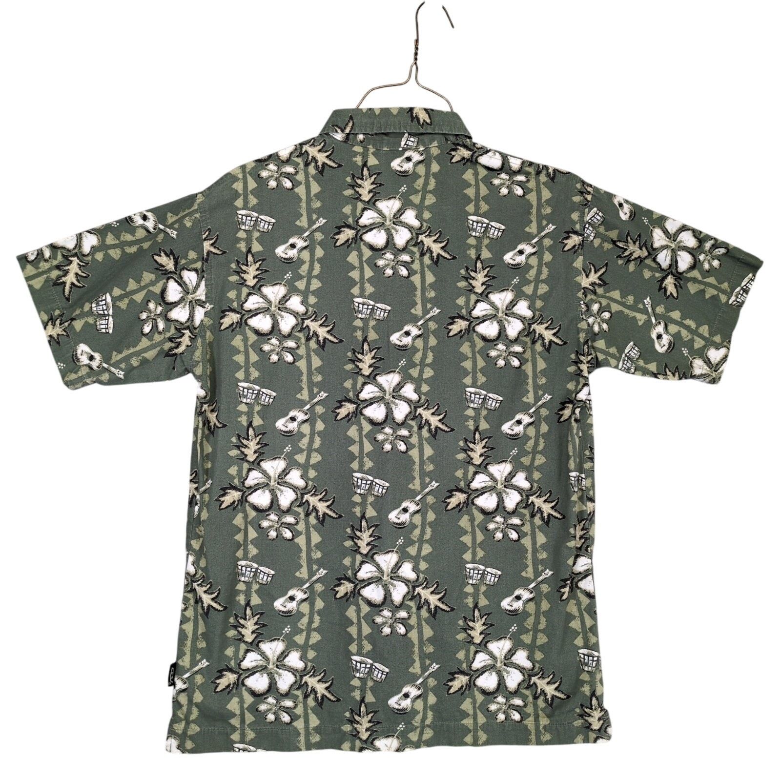 Maui and Sons Vtg 90s Maui & Sons Men's M Green Button Up Hawaiian Shirt Size US M / EU 48-50 / 2 - 3 Thumbnail
