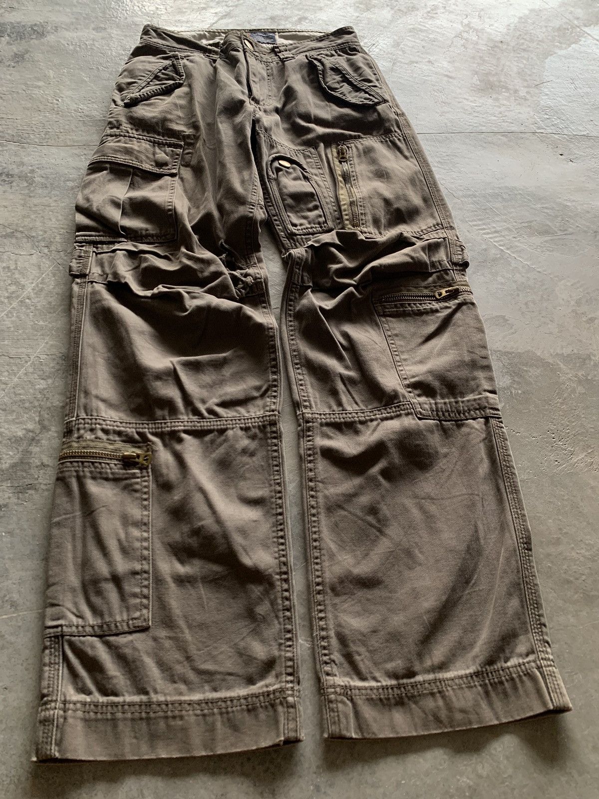 Alpha Industries × Vintage vintage alpha industries cargo tactical techwear distressed Size US 29 - 2 Thumbnail