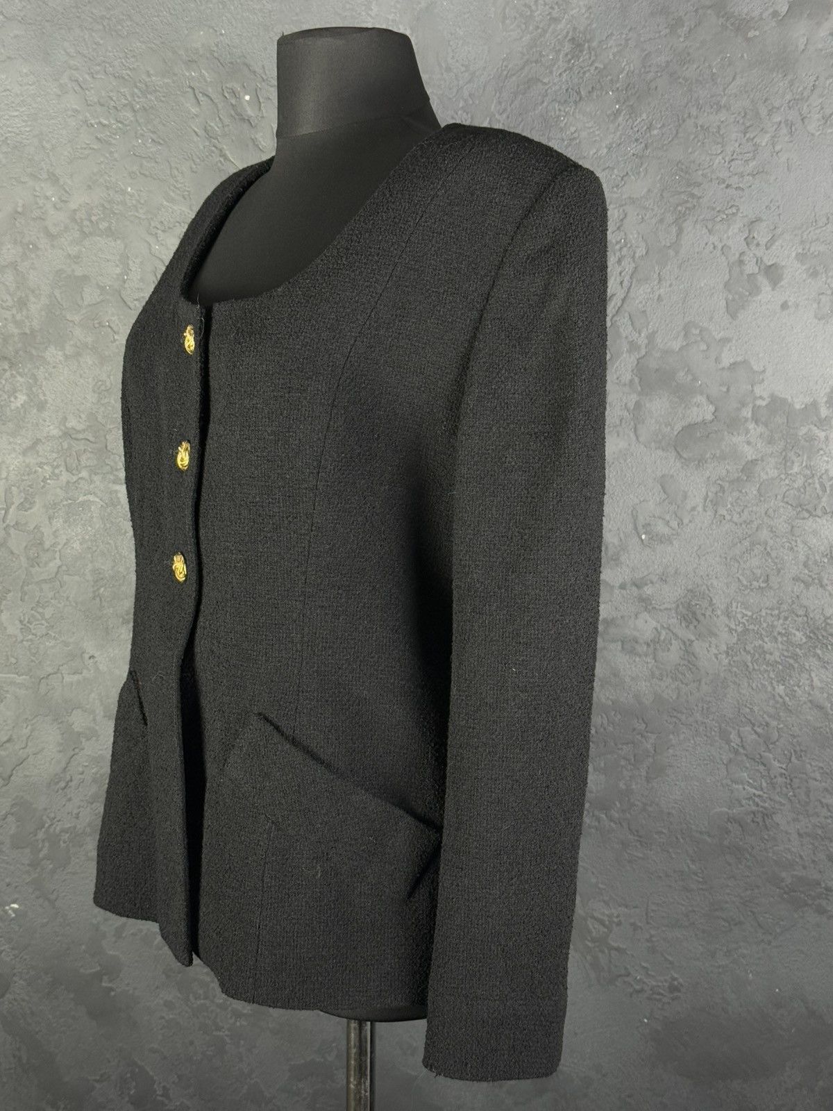 Celine Archive Celine Wool Blazer Vintage Size L / US 10 / IT 46 - 8 Thumbnail