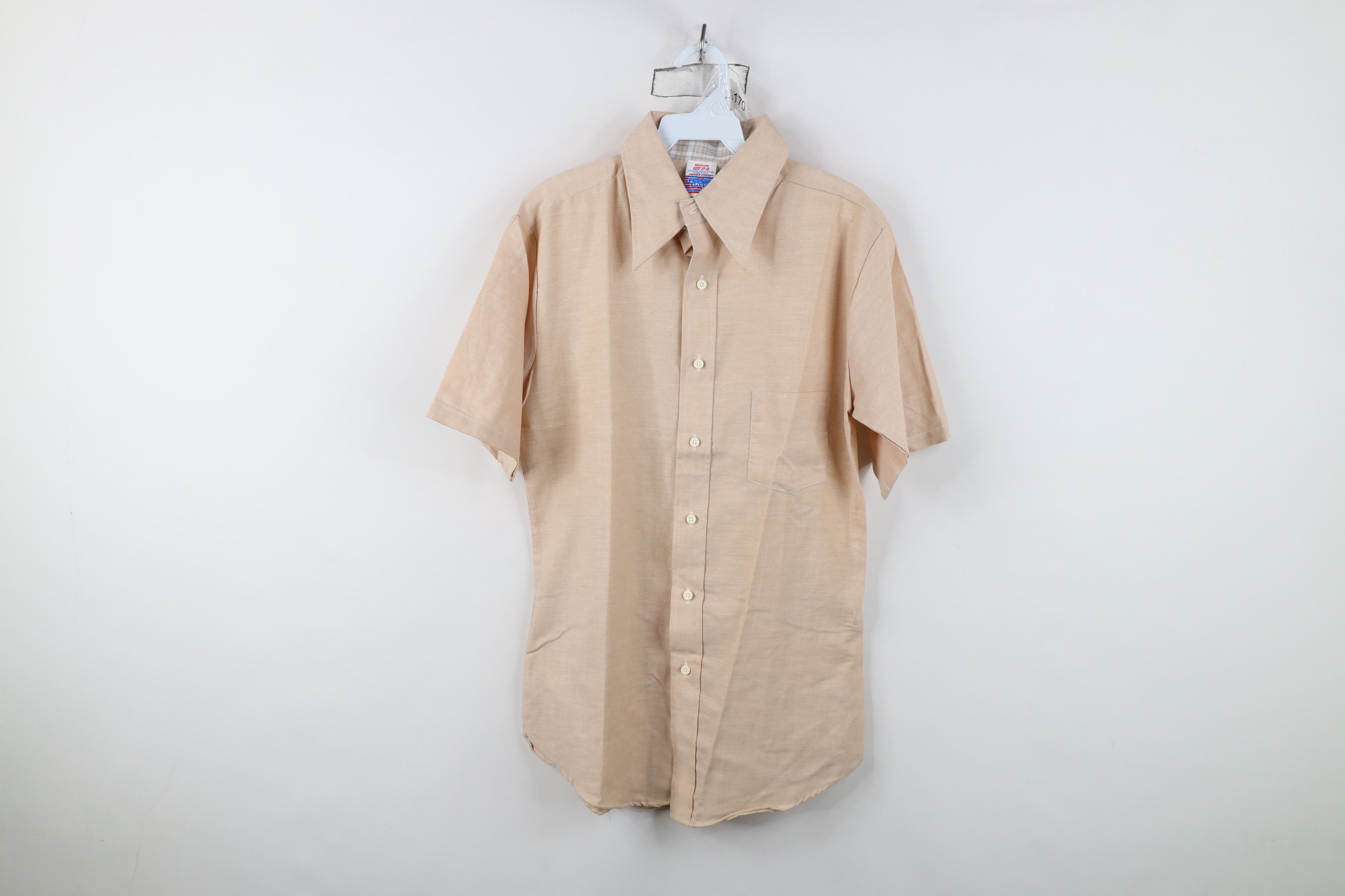 Vintage Deadstock Vintage 70s Streetwear Short Sleeve Button Shirt Size US M / EU 48-50 / 2 - 1 Thumbnail