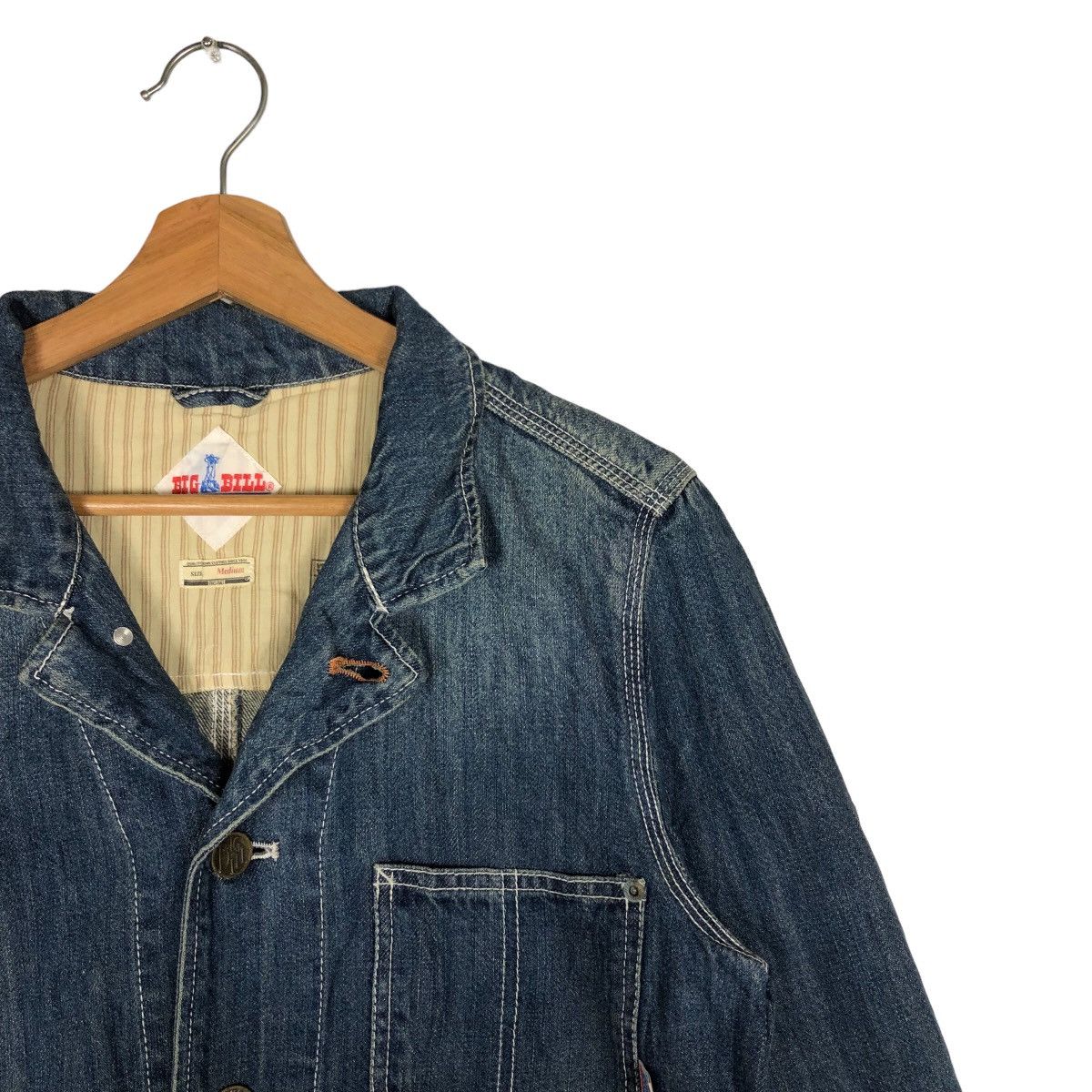 Japanese Brand 🔥90s Vintage Hikory Chore Jacket BigBill Japan Issey Miyake Size US M / EU 48-50 / 2 - 6 Thumbnail