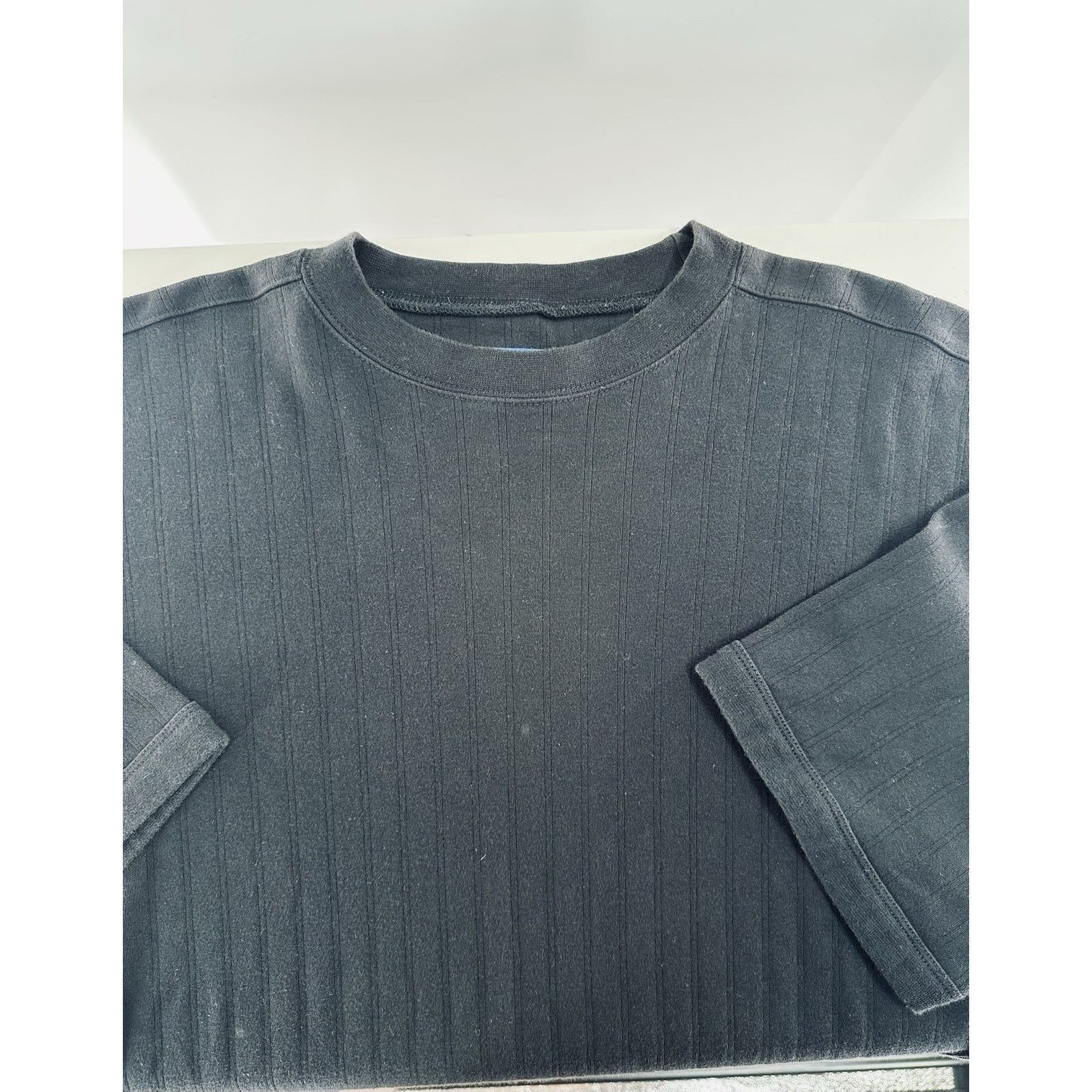 Pendleton Pendleton Ribbed Short Sleeve Shirt Mens Medium Black Size US M / EU 48-50 / 2 - 1 Thumbnail
