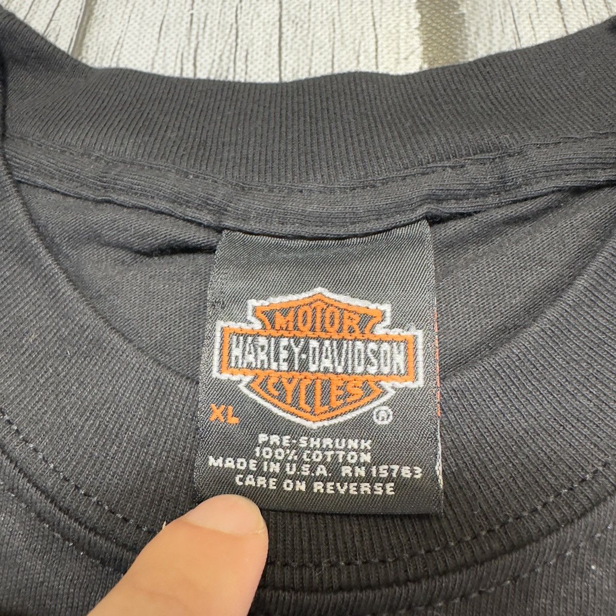 Harley Davidson × Vintage Vintage Harley Davidson tee Size US XL / EU 56 / 4 - 4 Thumbnail
