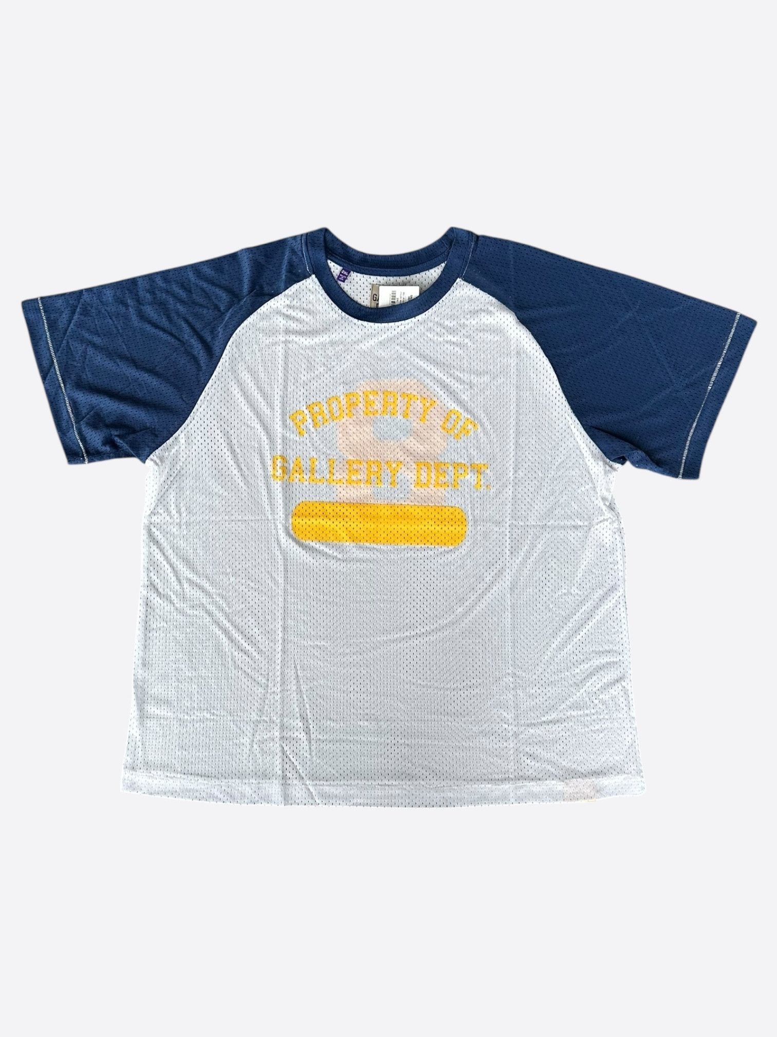 Gallery Dept. Gallery Dept White & Blue Jr High Mesh Jersey Size US XS / EU 42 / 0 - 1 Thumbnail