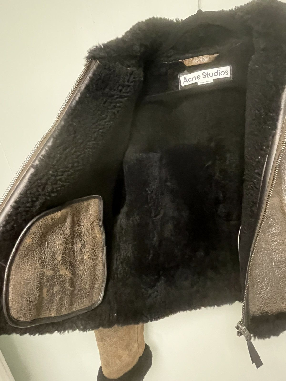 Acne Studios Acne Studios Shearling Jacket 38 Size XS / US 0-2 / IT 36-38 - 13 Thumbnail