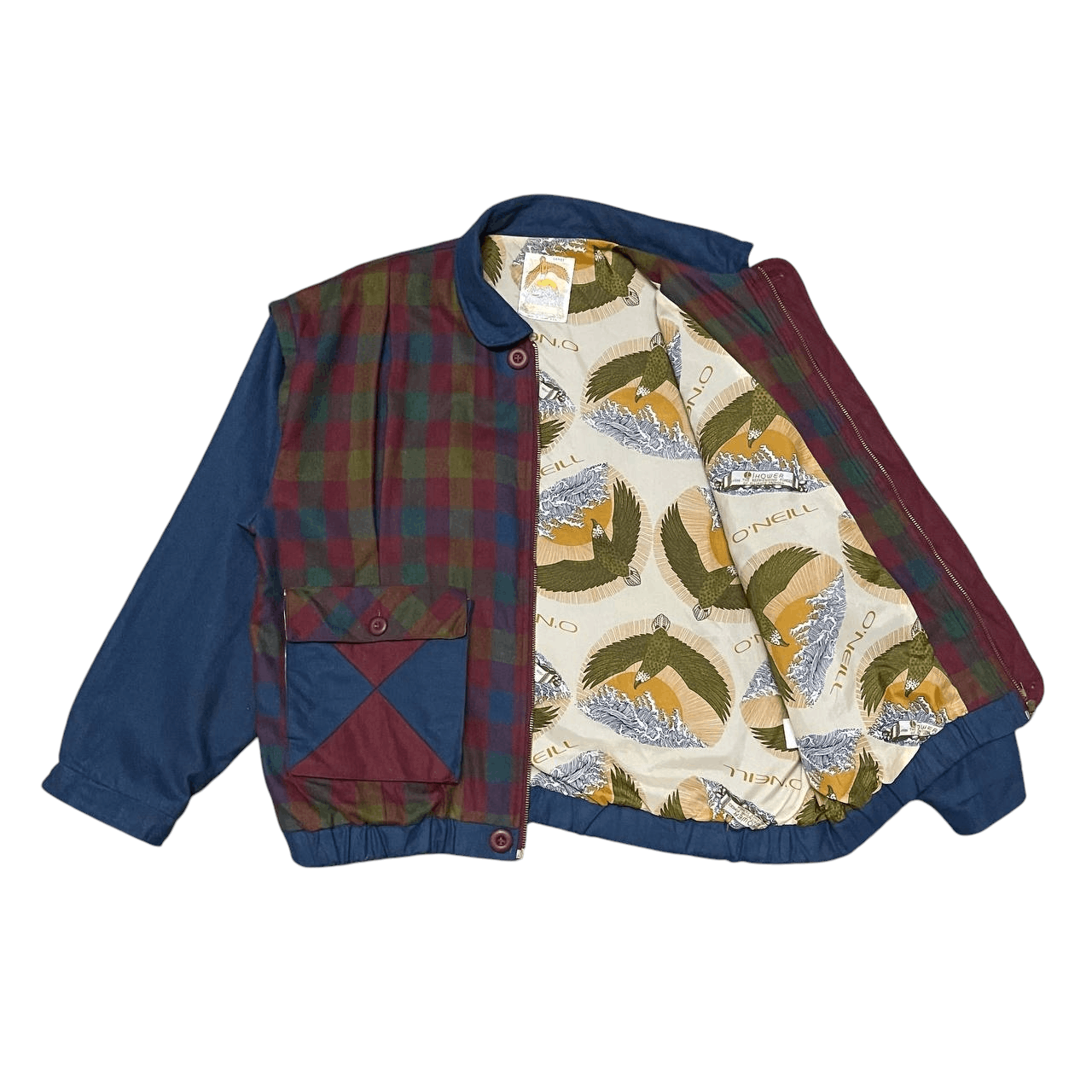 O'Neill Vintage 80's Oneill Shower Jacket Gum Gum Size US L / EU 52-54 / 3 - 1 Thumbnail