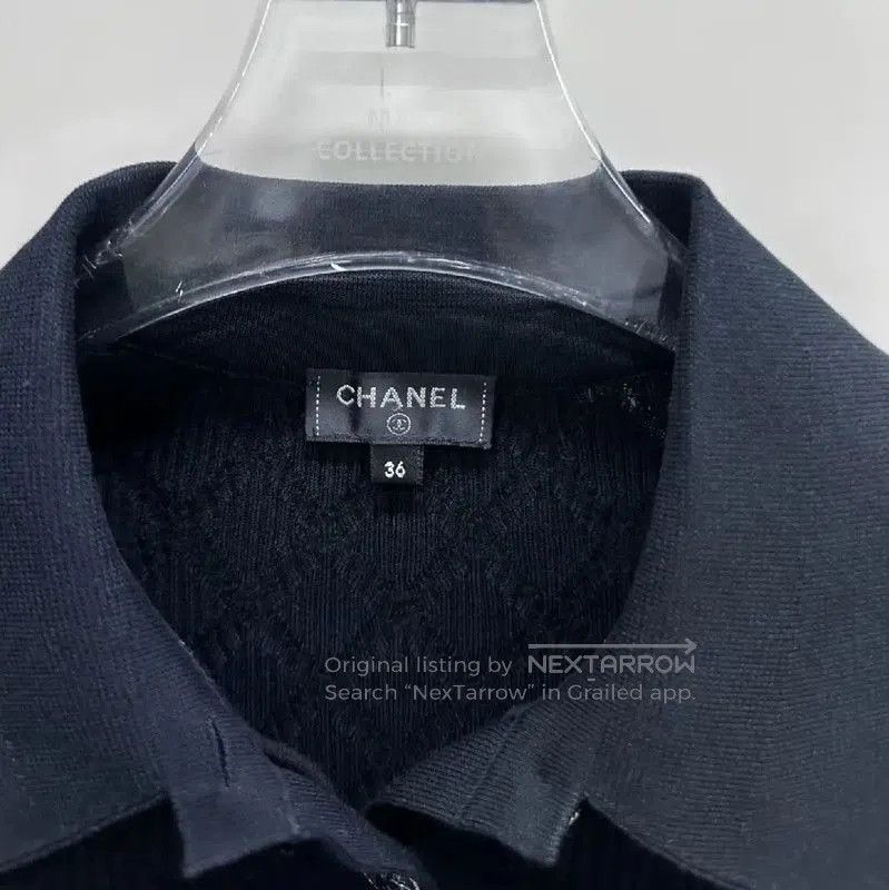 Chanel Chanel Black Women's Polo T-shirt . Size M / US 6-8 / IT 42-44 - 2 Thumbnail