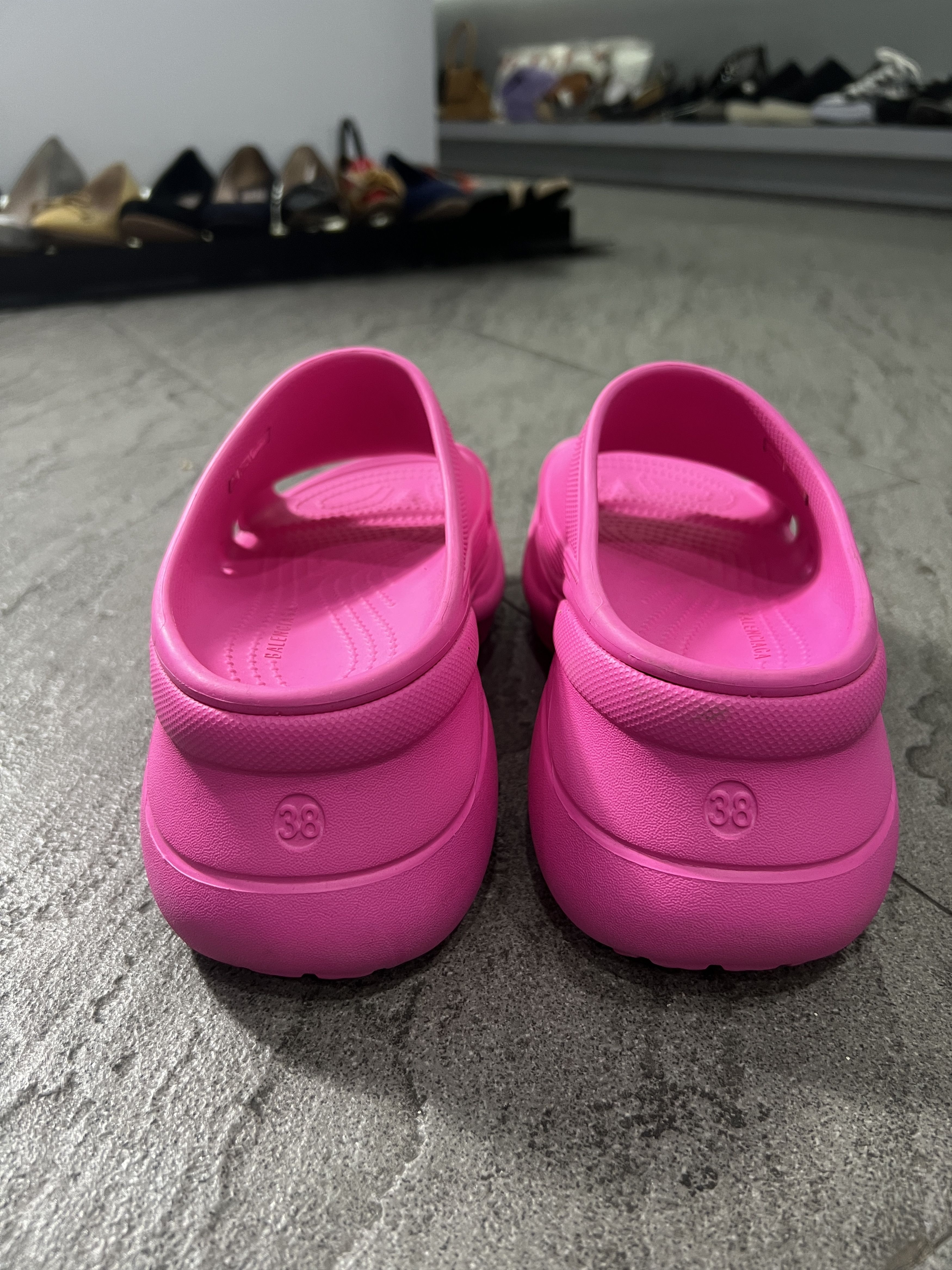 Balenciaga × Crocs Balenciaga X Crocs Platform Slide Pink EU38 Size US 8 / IT 38 - 6 Thumbnail