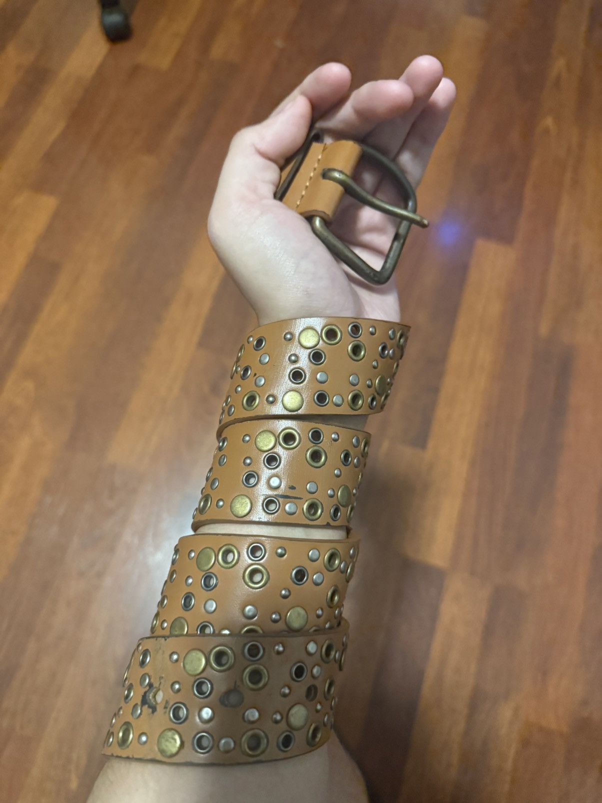 Other Studded leather belt Size ONE SIZE - 2 Thumbnail
