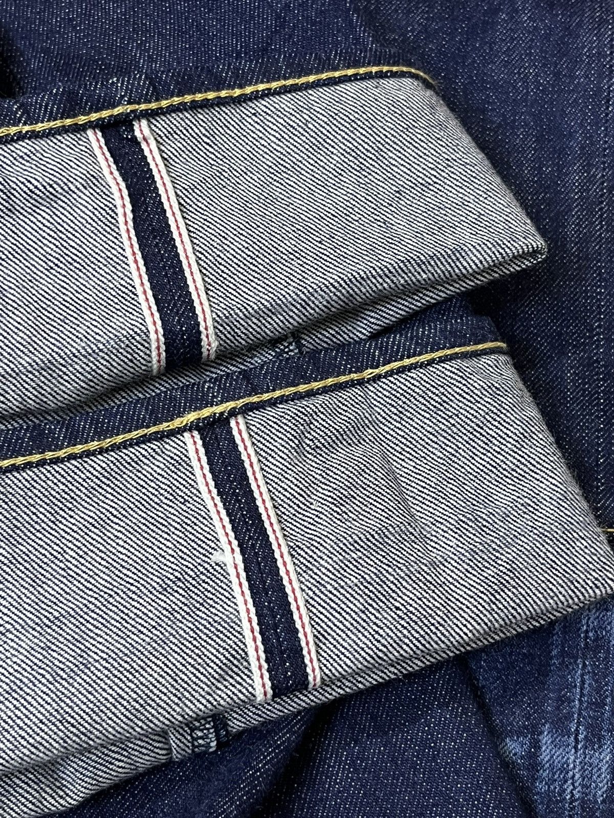 Hysteric Glamour HYSTERIC GLAMOUR (SAMPLE)STUDDED POCKET SELVEDGE DENIM JEAN Size US 32 / EU 48 - 20 Thumbnail