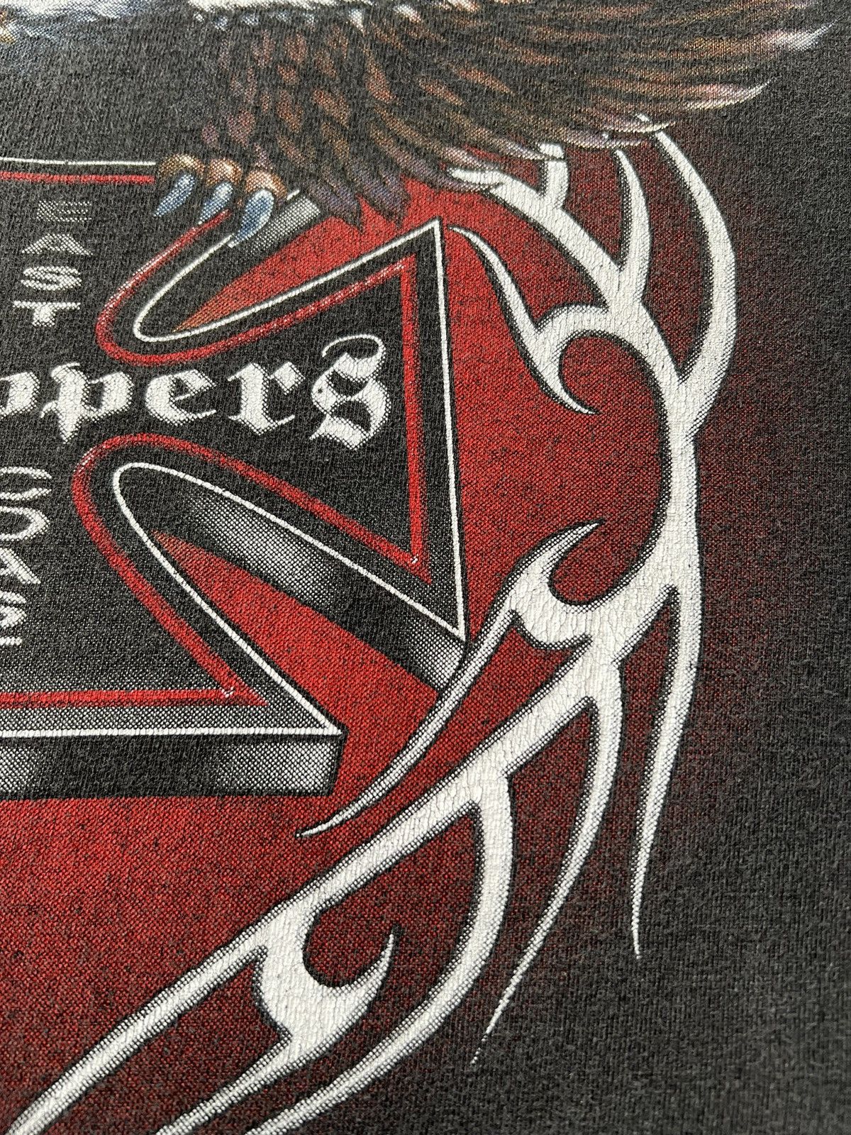 Vintage Vintage 90s East Coast Choppers Biker Moto Black T-shirt Size US XL / EU 56 / 4 - 15 Thumbnail