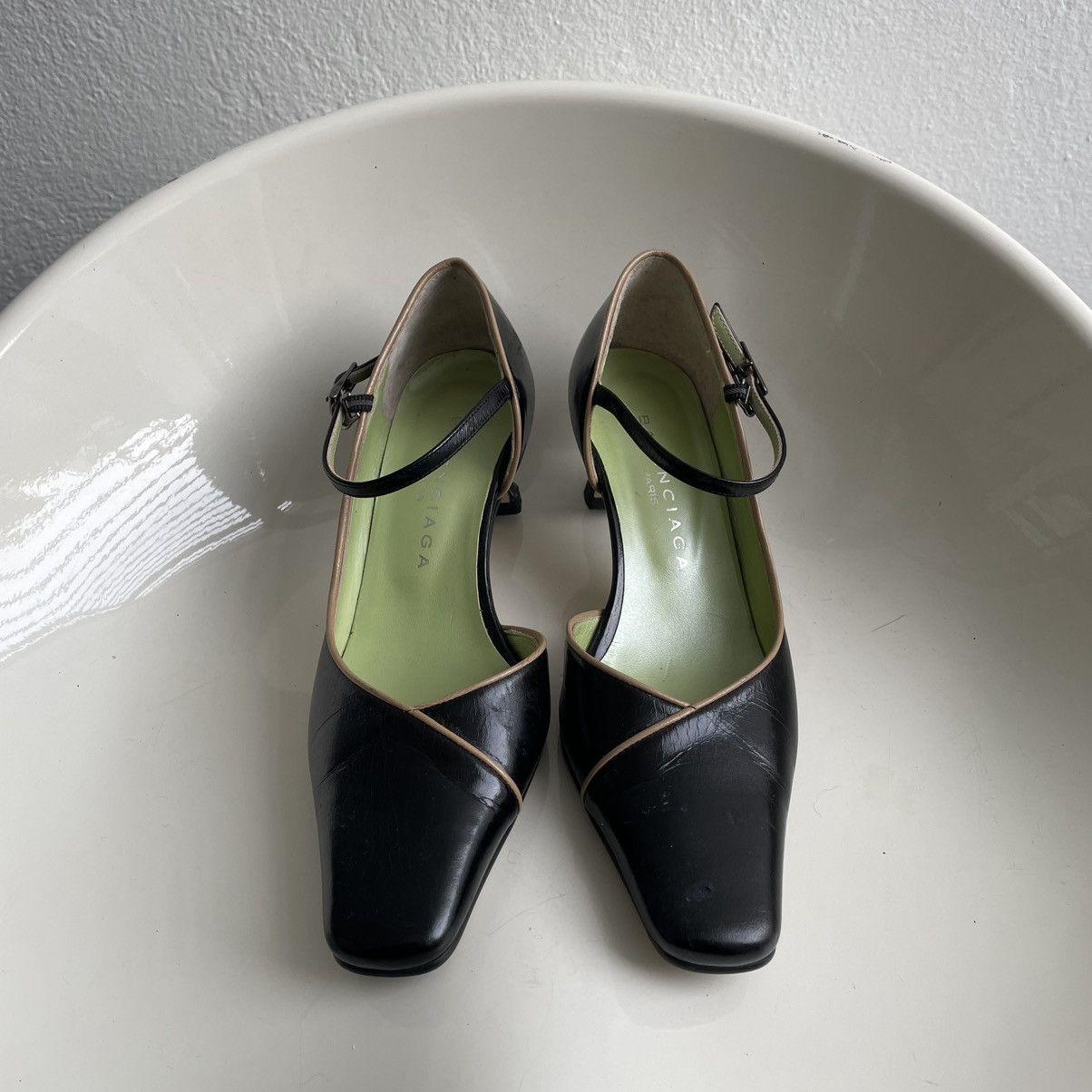 Balenciaga Vintage Balenciaga Paris Black Pumps Size US 6 / IT 36 - 1 Thumbnail