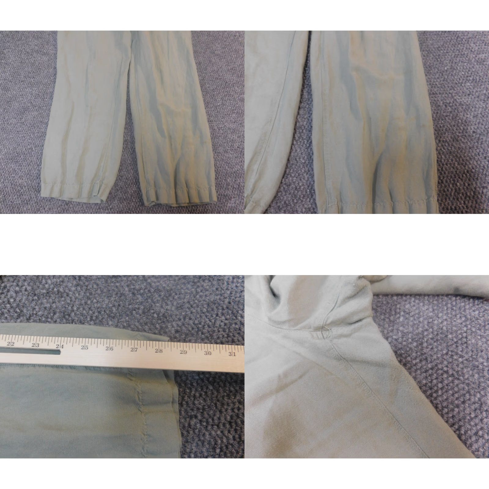 Jones New York Jones New York Womens Pants 14 Green Straight Loose Pull On Chino 28in Inseam Regular Pockets Stretch Size 36" / US 14 / IT 50 - 8 Thumbnail