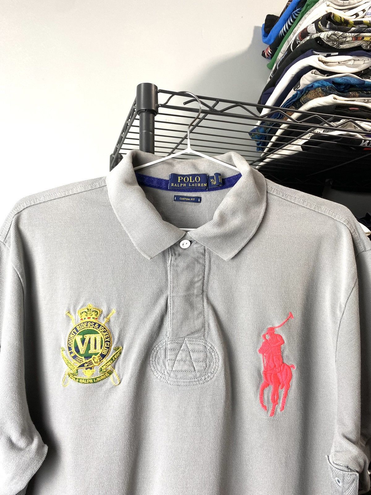 Polo Ralph Lauren × Vintage Vintage Polo Ralph Lauren Polo Shirt Tee Rugby Size US XL / EU 56 / 4 - 2 Thumbnail
