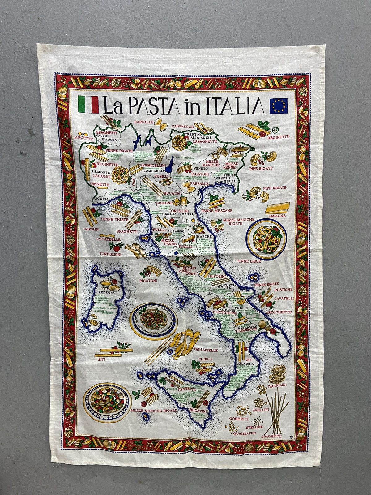 Other LA PASTA IN ITALIA MAP KITCHEN TOWEL Size ONE SIZE - 1 Thumbnail