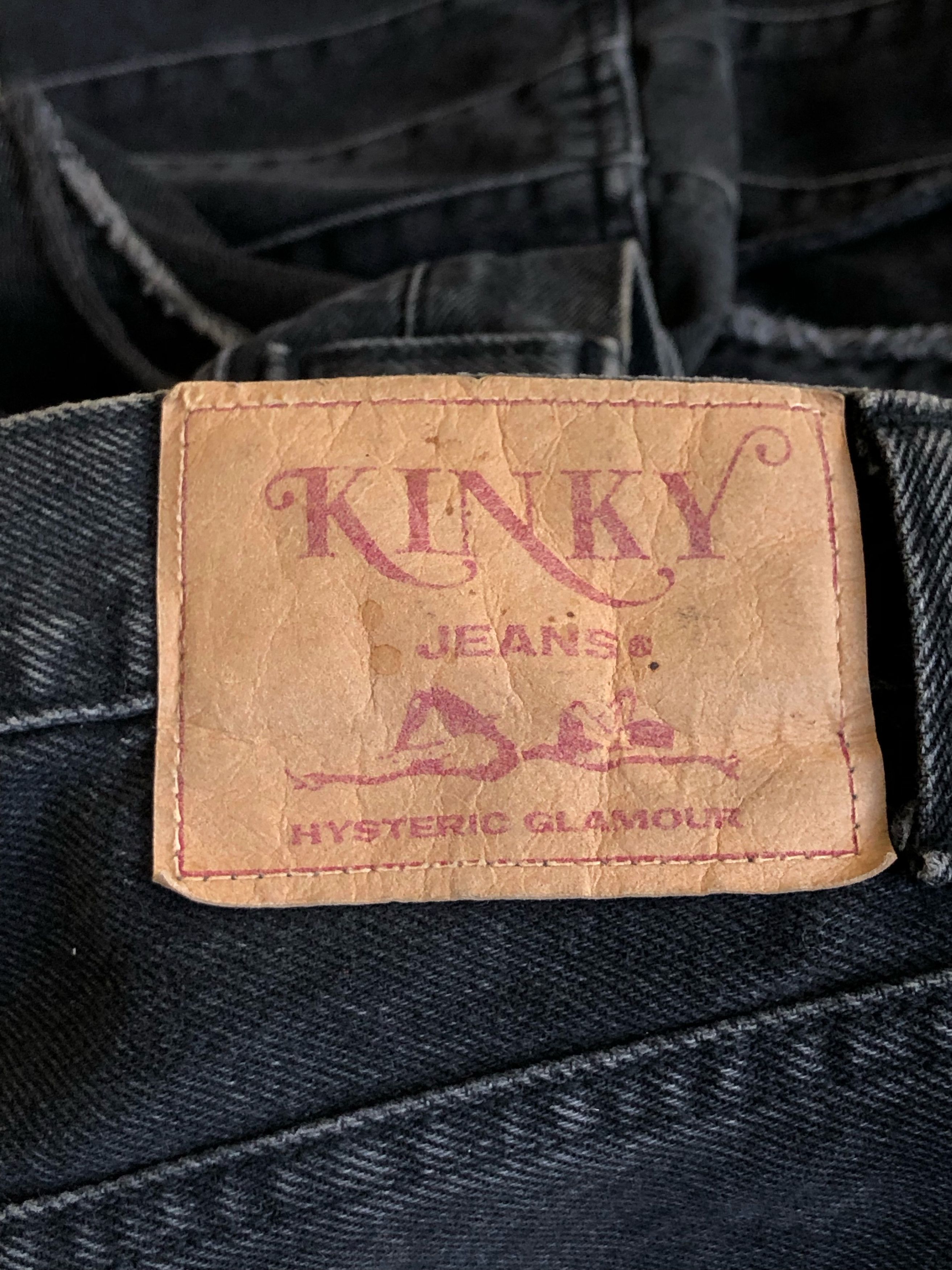Hysteric Glamour ARCHIVE🔥RARE 90’S HAGI PATCHWORK FLARE KINKY JEANS Size 28" / US 6 / IT 42 - 17 Thumbnail