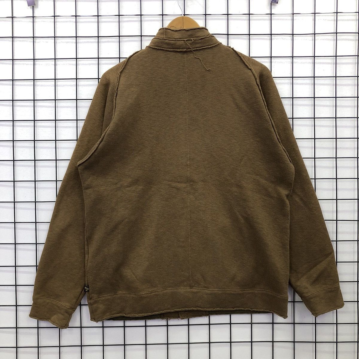 Japanese Brand Joy Japan Military Inspired Chore Cardigan Sweater Size US L / EU 52-54 / 3 - 3 Thumbnail