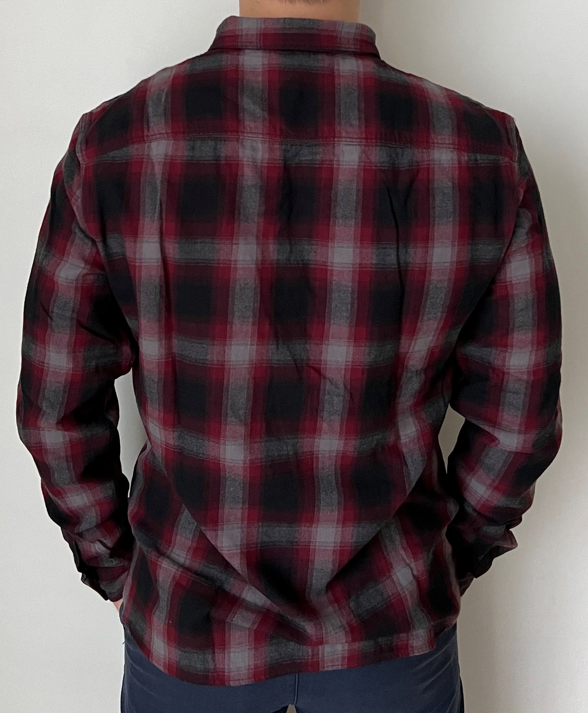 Allsaints × Flannel ALL SAINTS DIEFFEN LONG SLEEVE CHECK FLANNEL SHIRT MEN’S M/L Size US M / EU 48-50 / 2 - 3 Thumbnail
