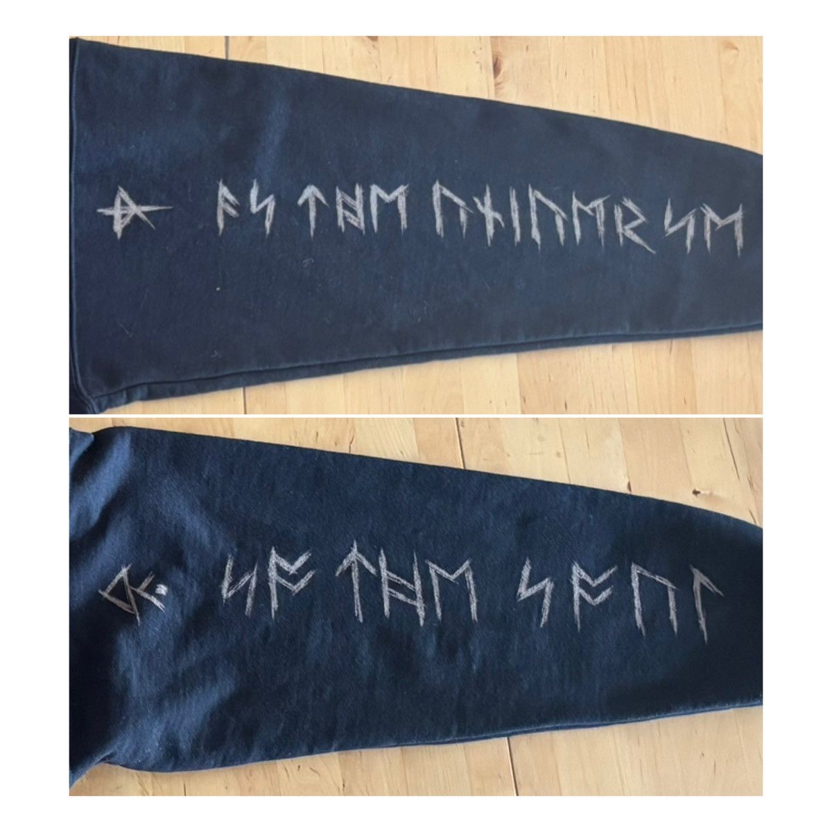 Handmade × Hanes “Eldritch” -Hand-Bleach-Painted Hoodie Size US XL / EU 56 / 4 - 5 Thumbnail