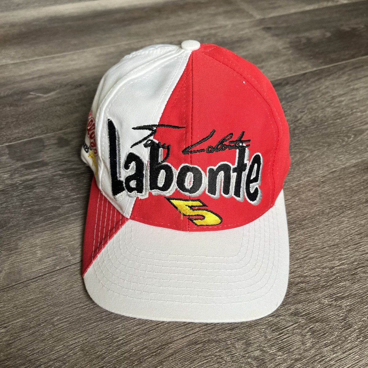 NASCAR Vintage 90s NASCAR Terry Labonte Kellogg’s Racing 2 Tone Hat Size ONE SIZE - 1 Thumbnail
