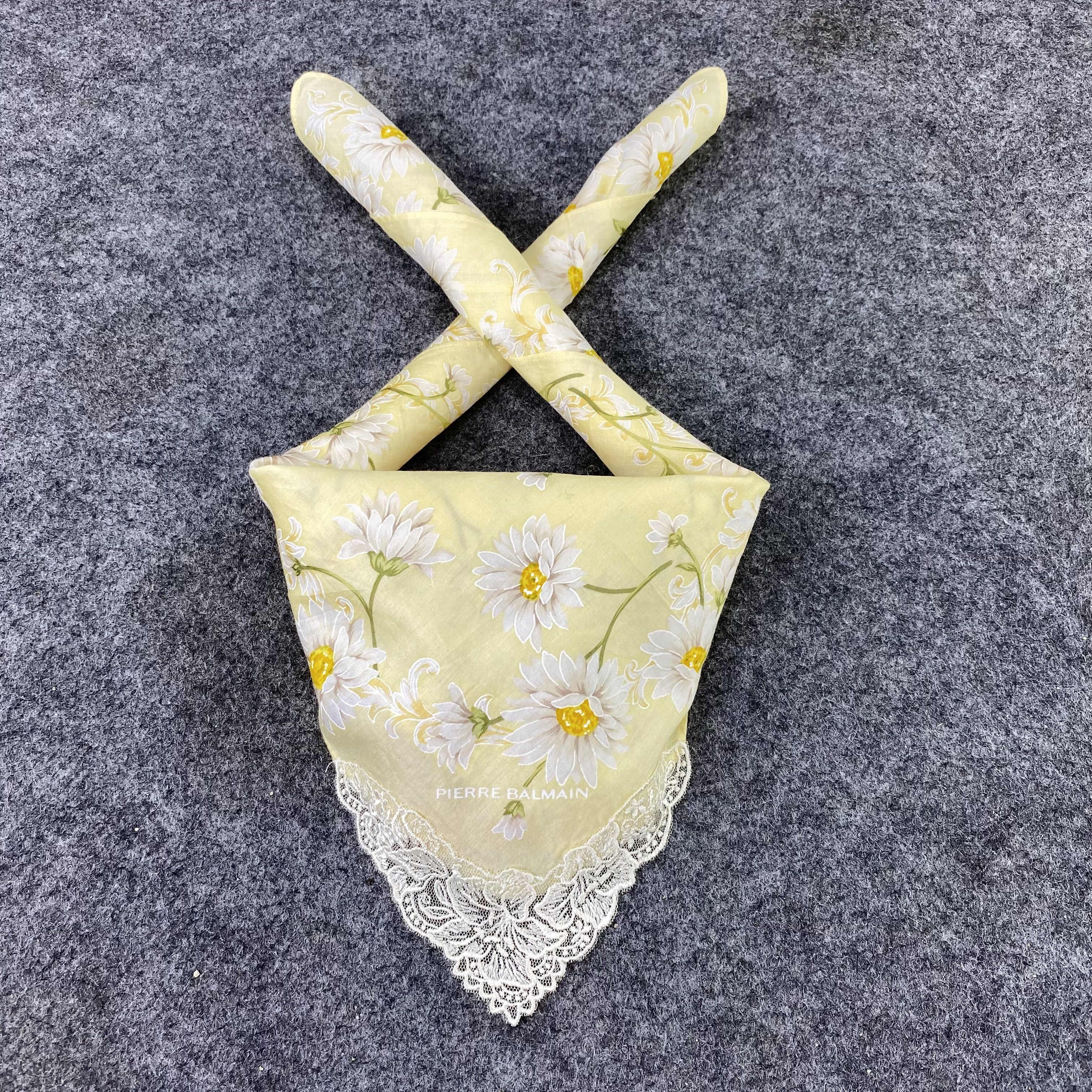 Pierre Balmain Pierre Balmain Handkerchief / Bandana / Neckerchief-B471 Size ONE SIZE - 2 Thumbnail