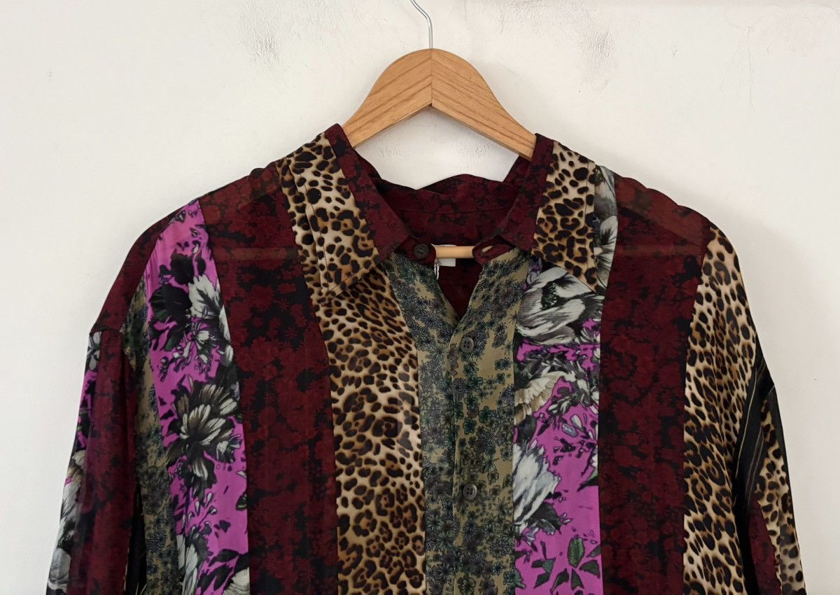 Dries Van Noten 23ss leopard floral short sleeved shirt Size US L / EU 52-54 / 3 - 3 Thumbnail