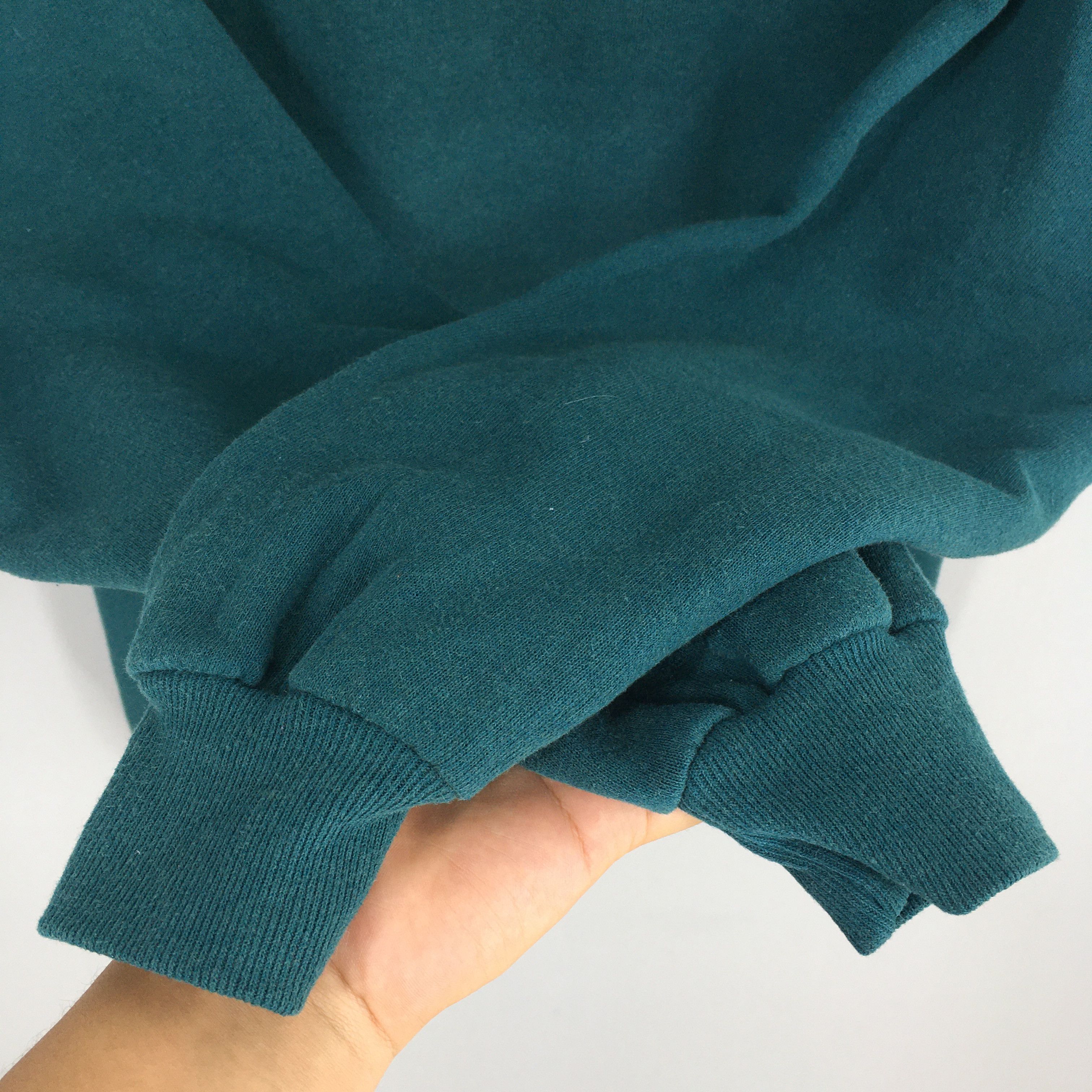 Jerzees Vintage 90s Jerzees Usa Green Plain Sweatshirt Medium Size US M / EU 48-50 / 2 - 6 Thumbnail