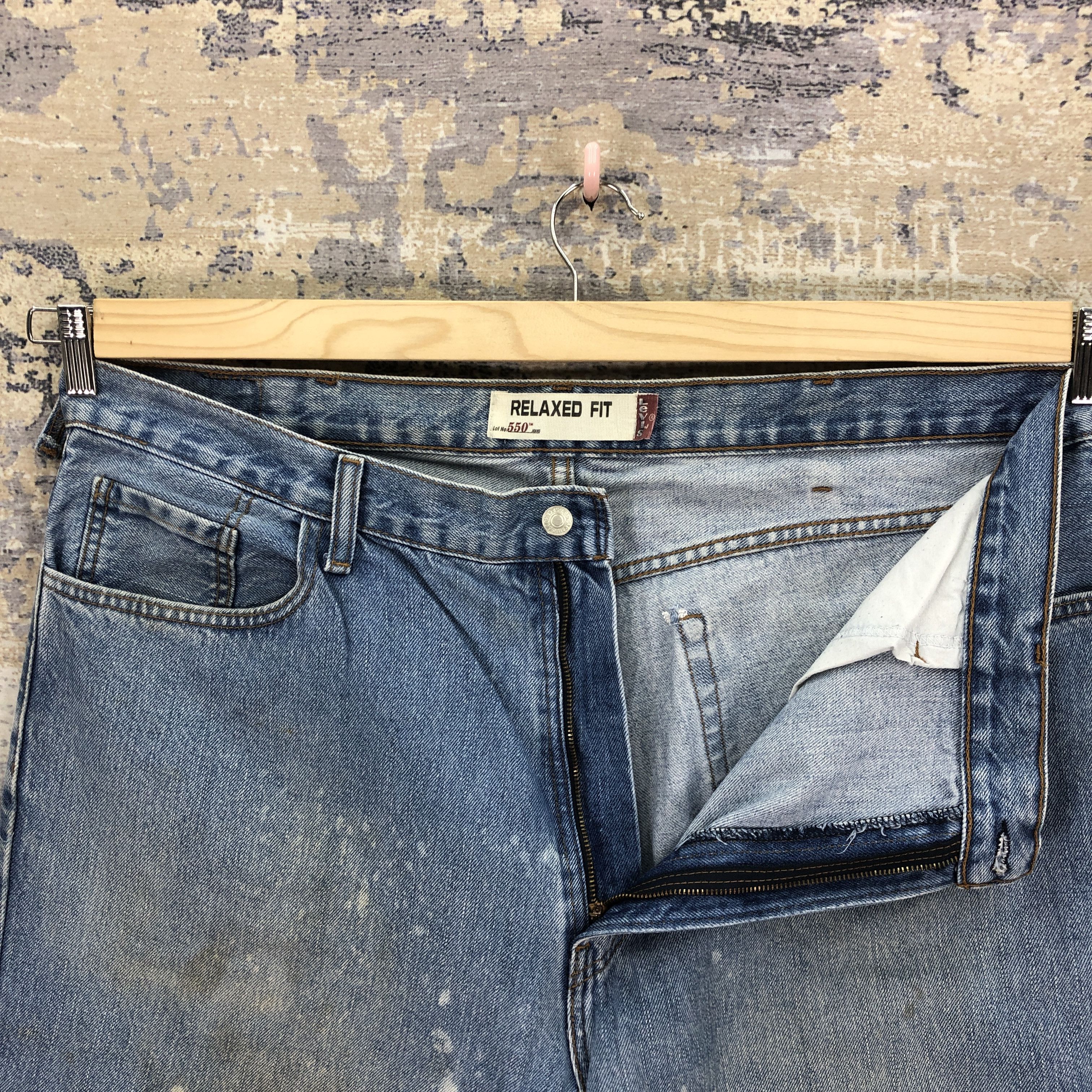 Levi's Vintage Y2K Levis Light Wash Jeans Dirty Levi's Faded Denim Size US 40 / EU 56 - 8 Thumbnail