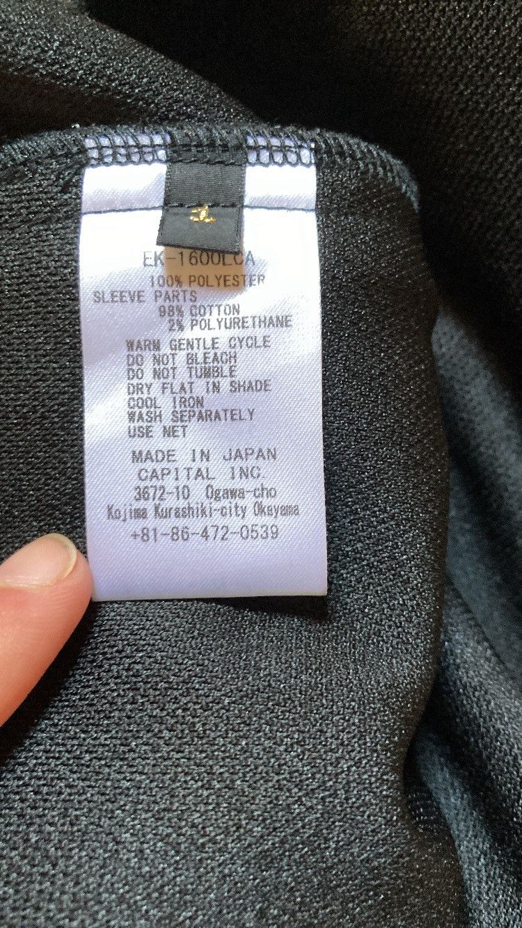Kapital Kapital corduroy black kochi zephyr track jacket Size US S / EU 44-46 / 1 - 7 Thumbnail