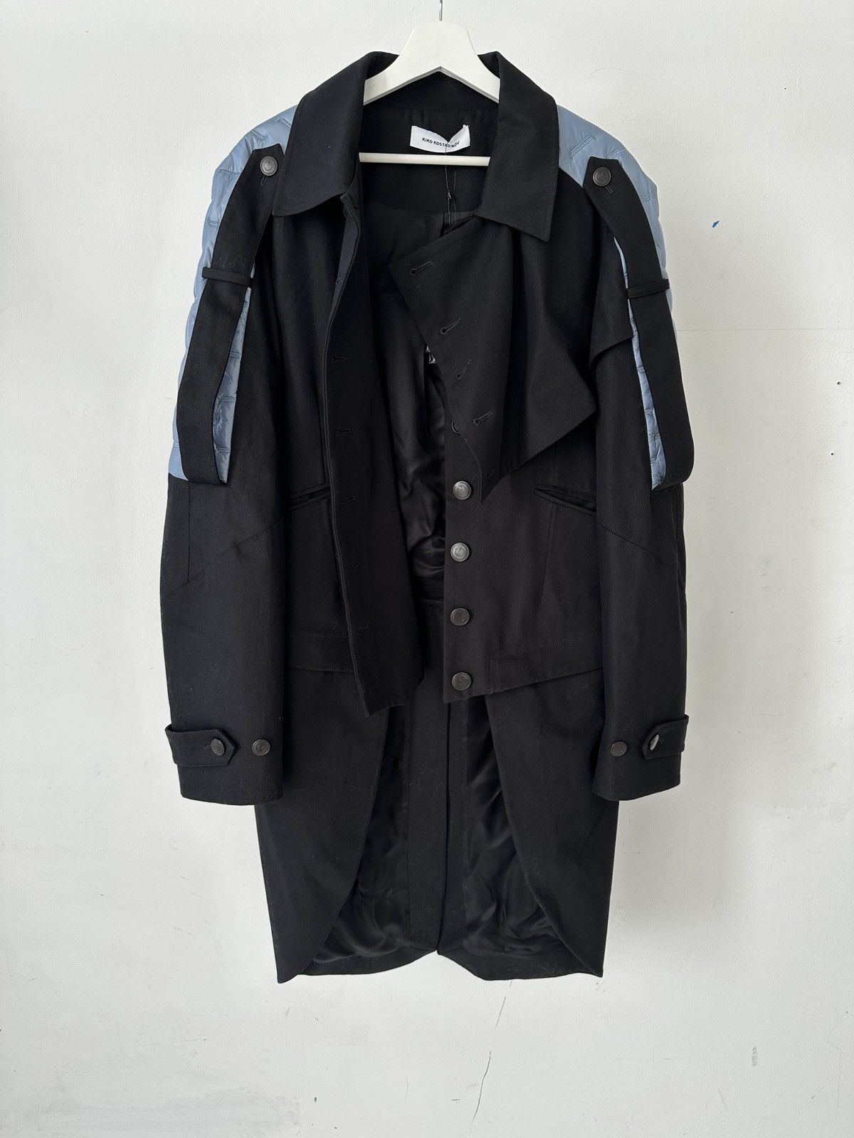 Kiko Kostadinov Kiko Kostadinov Aden Transforming Coat, Black/Blue, 50 Size US M / EU 48-50 / 2 - 2 Thumbnail