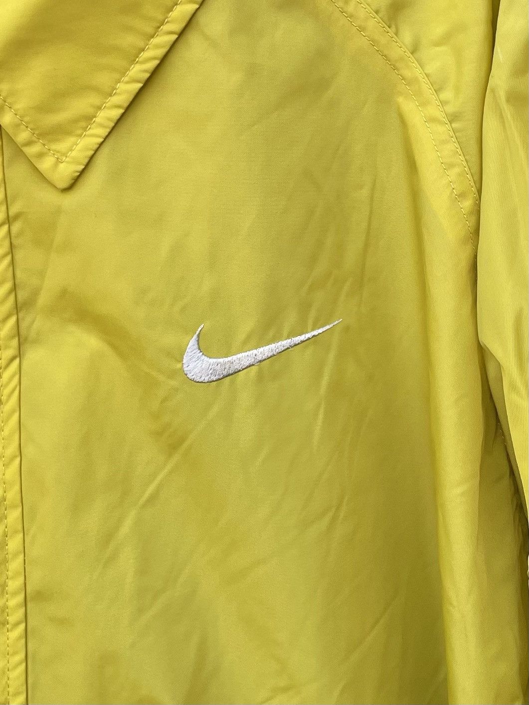 Nike VINTAGE NIKE WHITE TAG RETRO YELLOW GREEN WHITE JACKET XXL Size US XXL / EU 58 / 5 - 4 Thumbnail