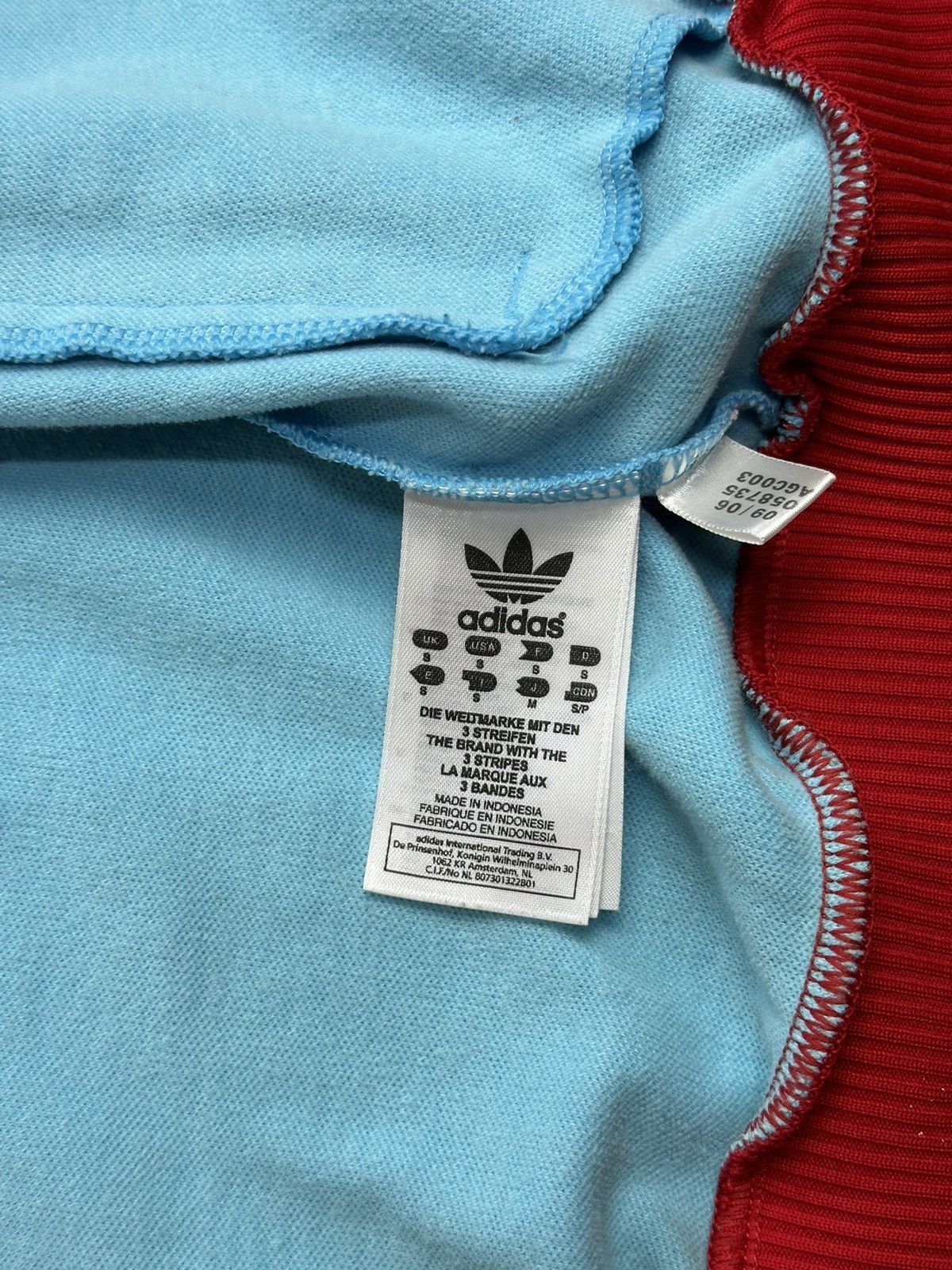 Adidas × Vintage Vintage Adidas Blokecore Track Jacket Blue Big Logo Y2K Size US S / EU 44-46 / 1 - 12 Thumbnail