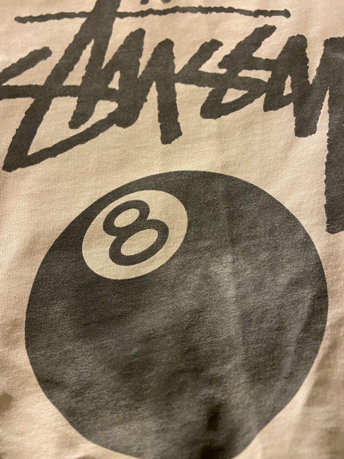 Stussy × Vintage Stussy Faded pink Worn 8 Ball pullover sweatshirt Size US S / EU 44-46 / 1 - 7 Thumbnail