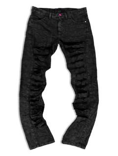 Louis Vuitton Distorted Damier Denim Pants Black