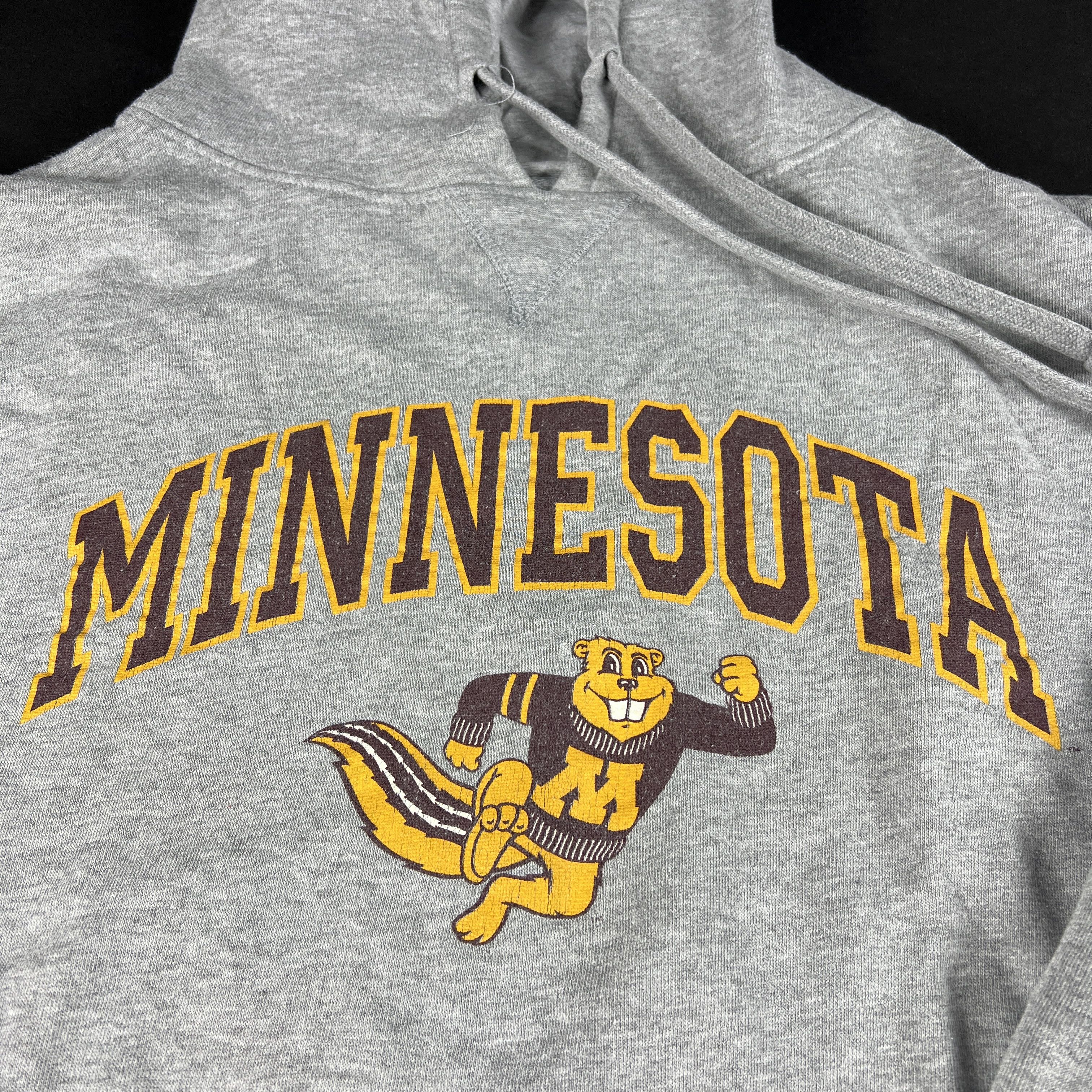 NCAA × Vintage Y2K Minnesota Golden Gophers Sweatshirt Faded Logo Hoodie Size US L / EU 52-54 / 3 - 5 Thumbnail