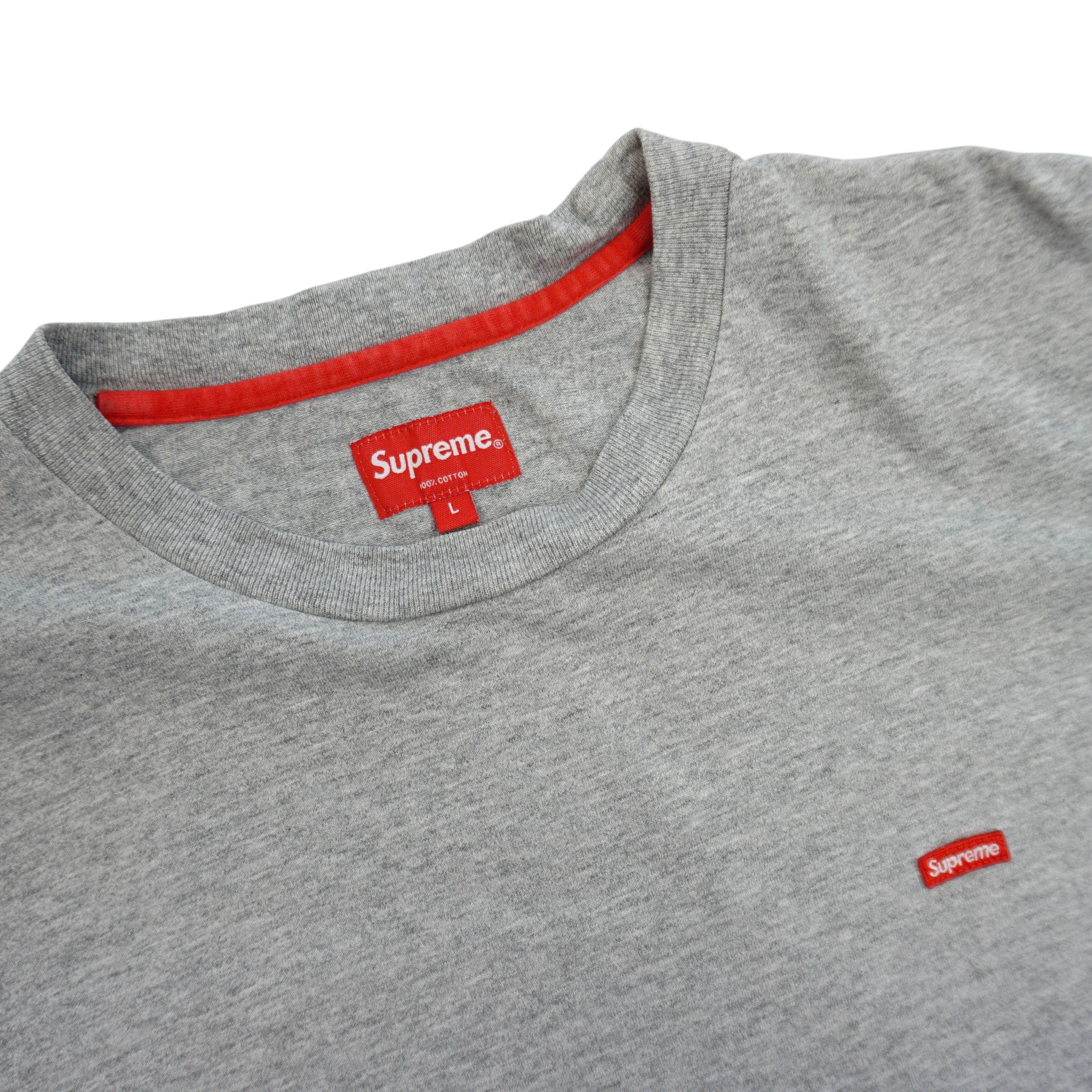 Supreme Small Box Logo Gray Tee Size US M / EU 48-50 / 2 - 3 Thumbnail